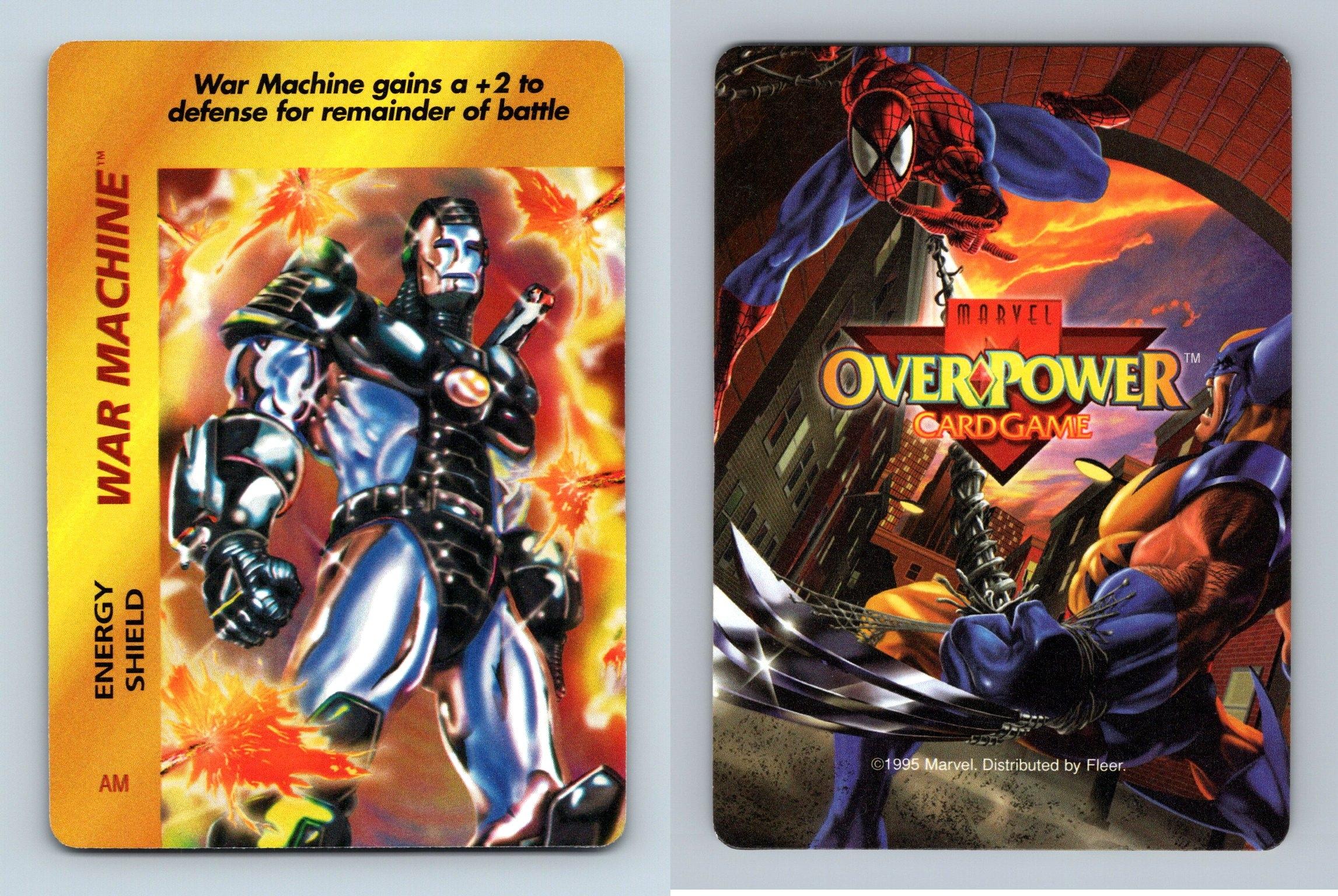 Marvel Overpower Powersurge War Machine Shield Teammate X2 NrMint-Mint Card 