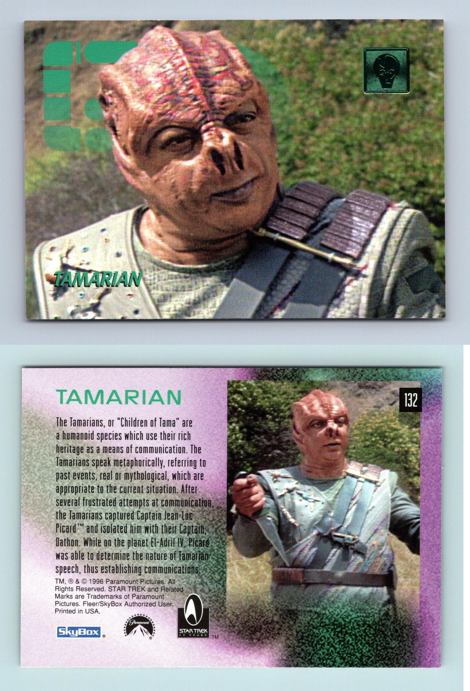 Tamarian #132 Skybox 30 Years Of Star Trek Phase 2 Trading Card