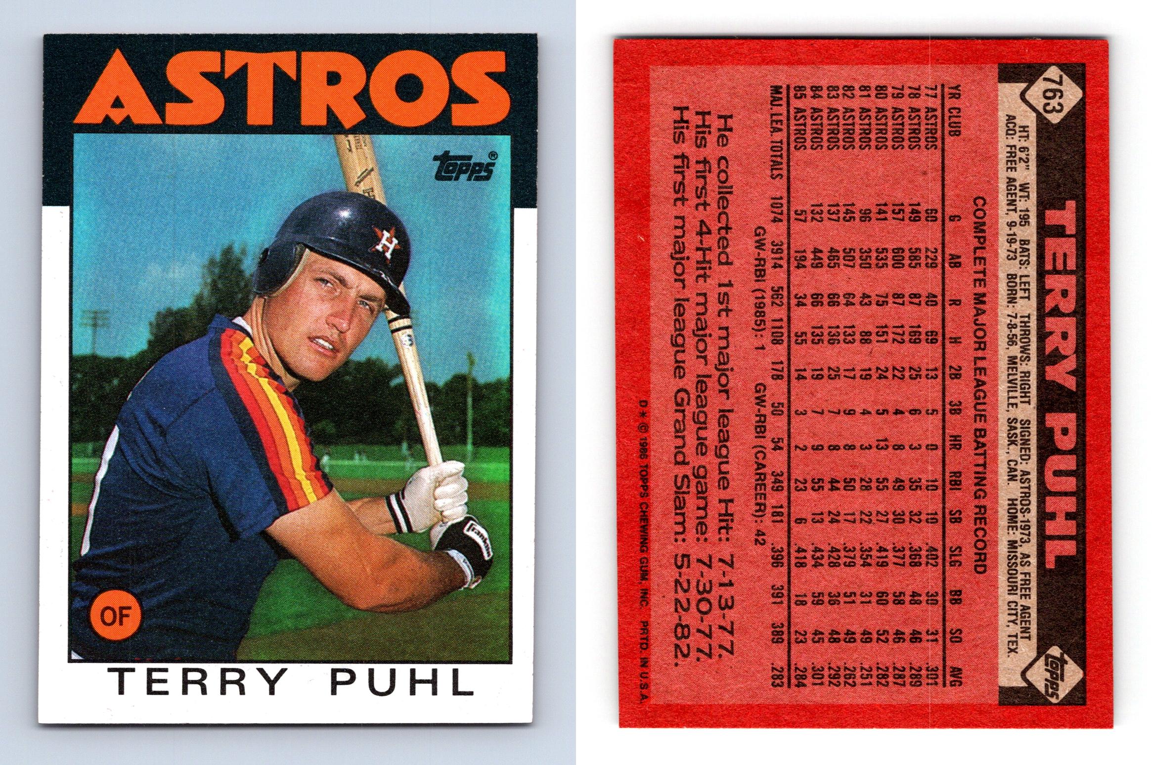 Terry Puhl Baseball Cards