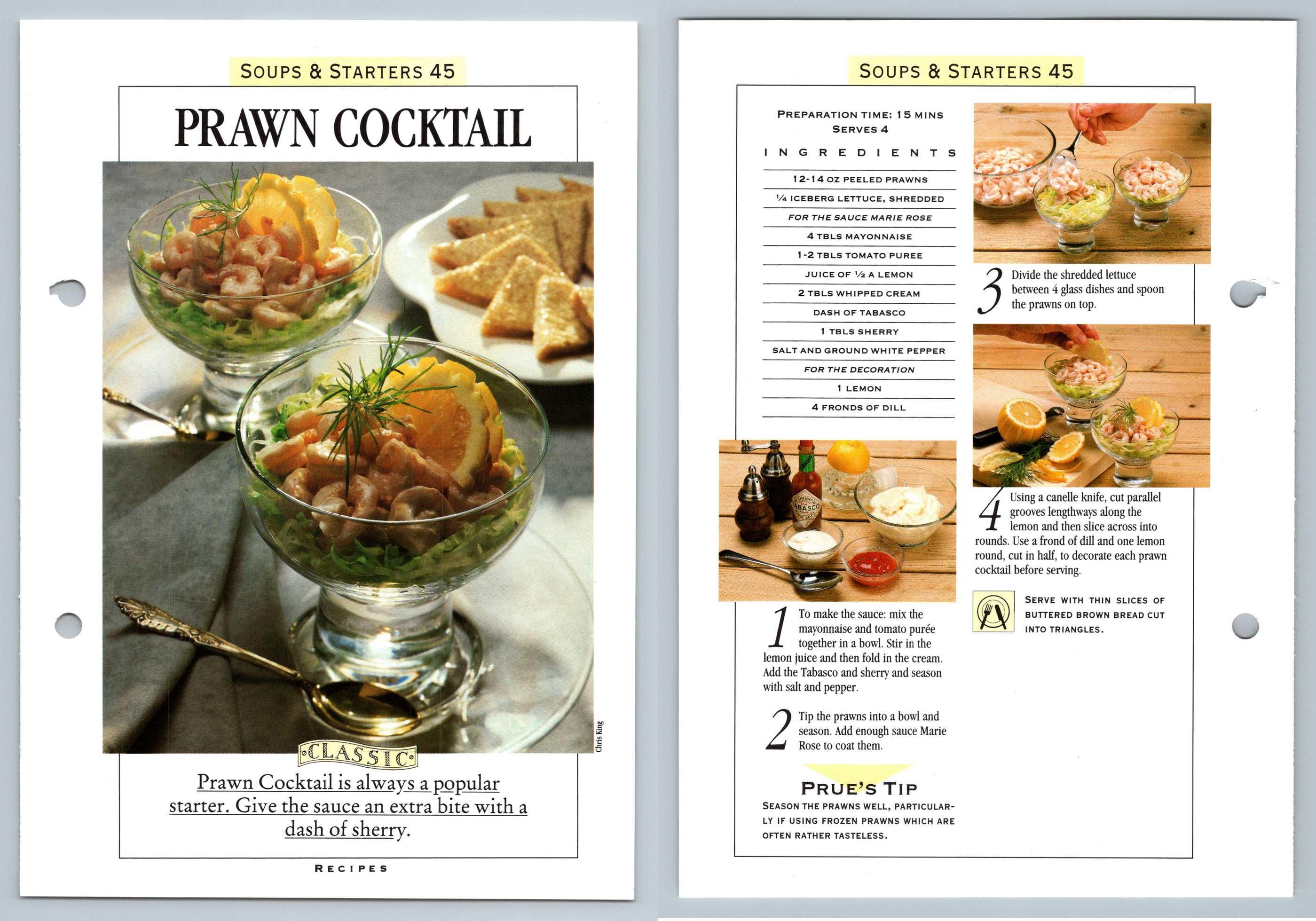 Prawn Cocktail 45 Soups Prue Leith's Confident Cooking Recipe Page