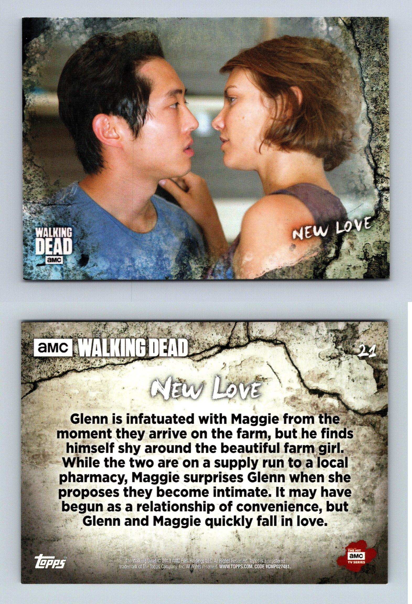 Walking Dead Road To Alexandria BASE Trading Card #21 NEW LOVE 