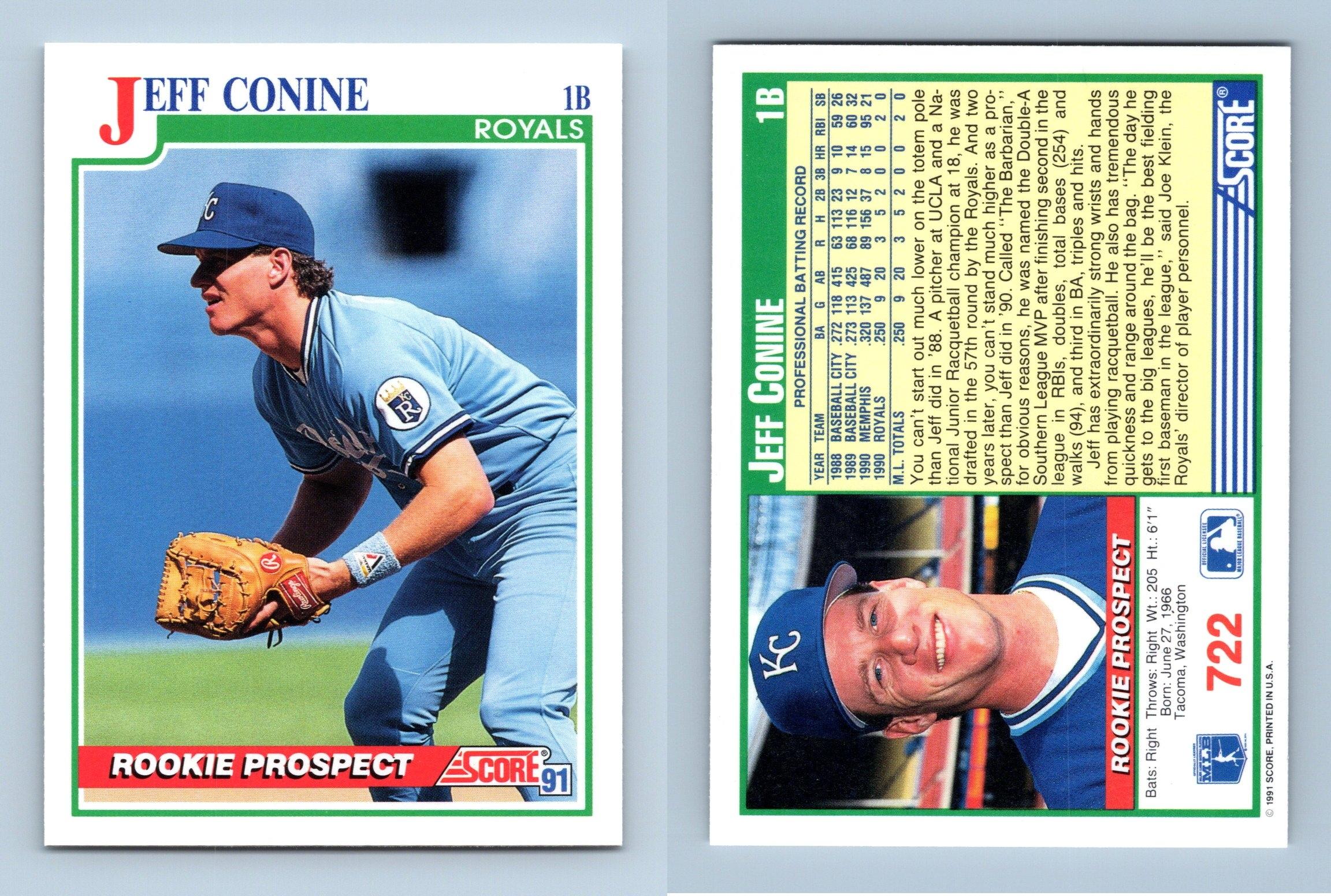 1991 Score #722 Jeff Conine Rookie Card (RC)