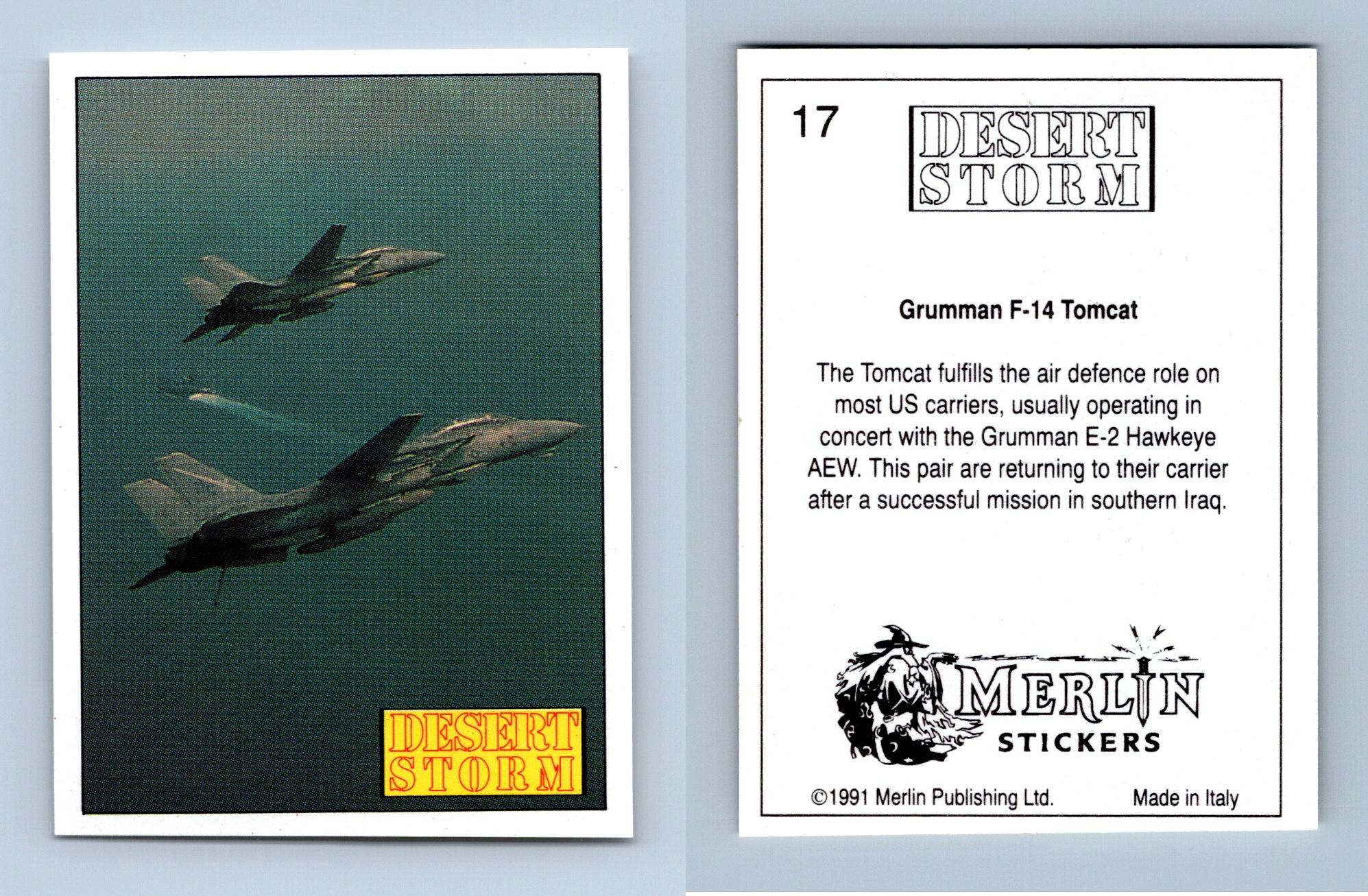 Grumman F-14 Tomcat #17 Desert Storm 1991 Merlin Sticker C959 