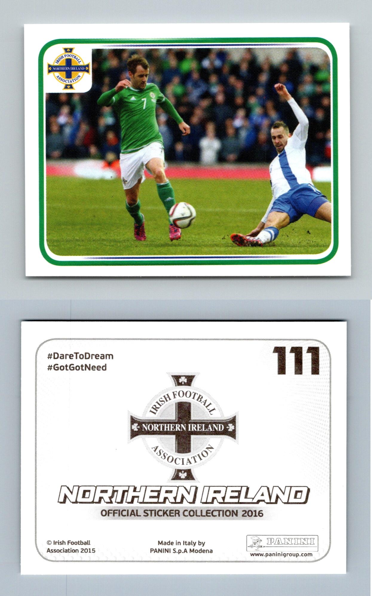 336 Niall McGinn Northern Ireland Bild Panini Sticker Fußball EM Euro 2016 Nr 
