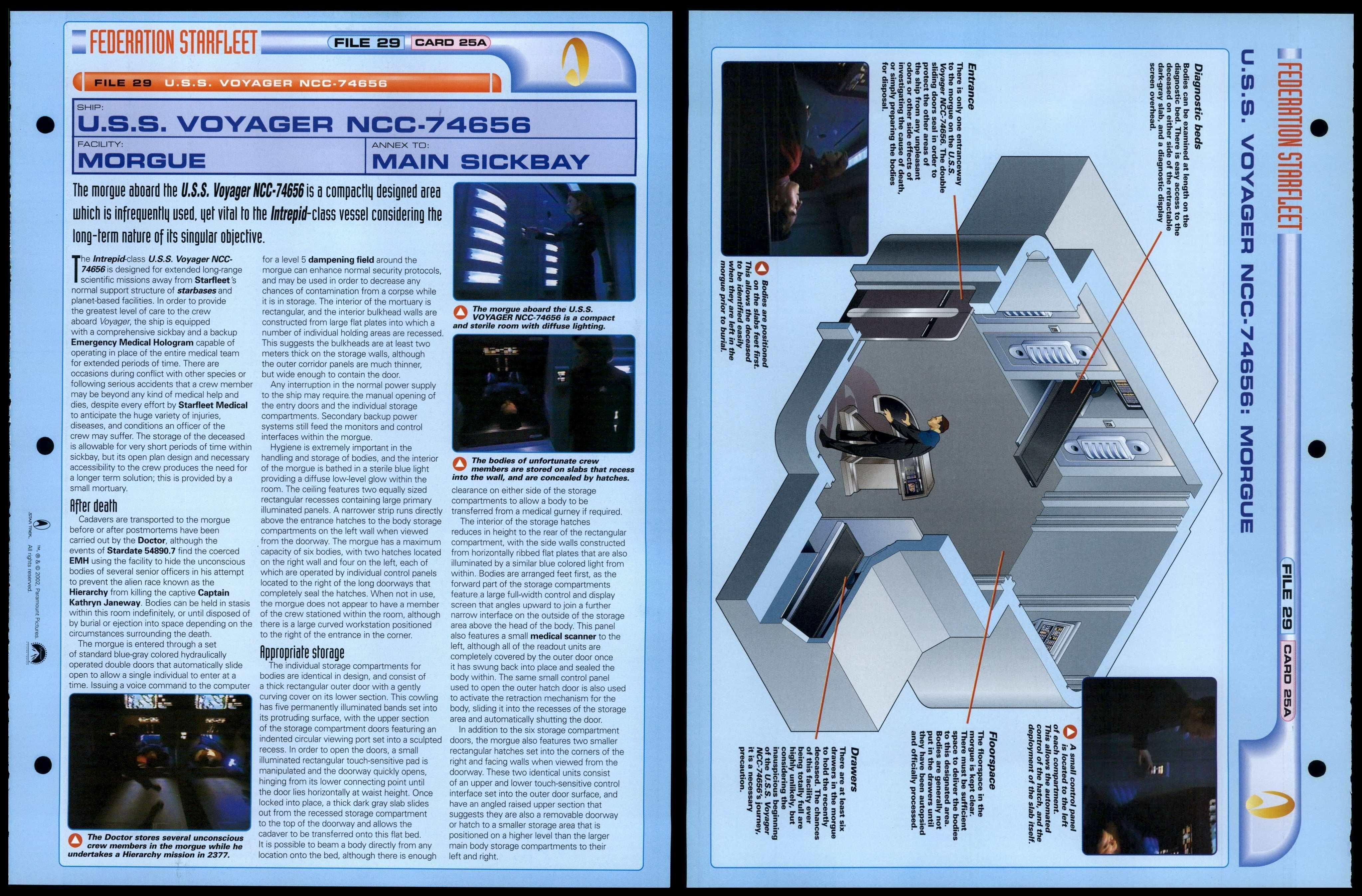 Morgue Uss Voyager Star Trek Fact File Page