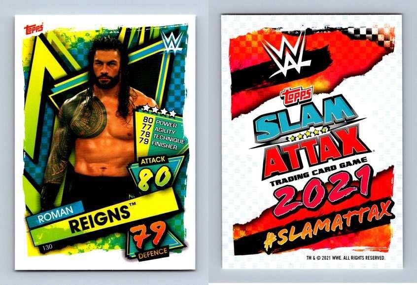 Roman Reigns Wwe Slam Attax Topps Tcg Card