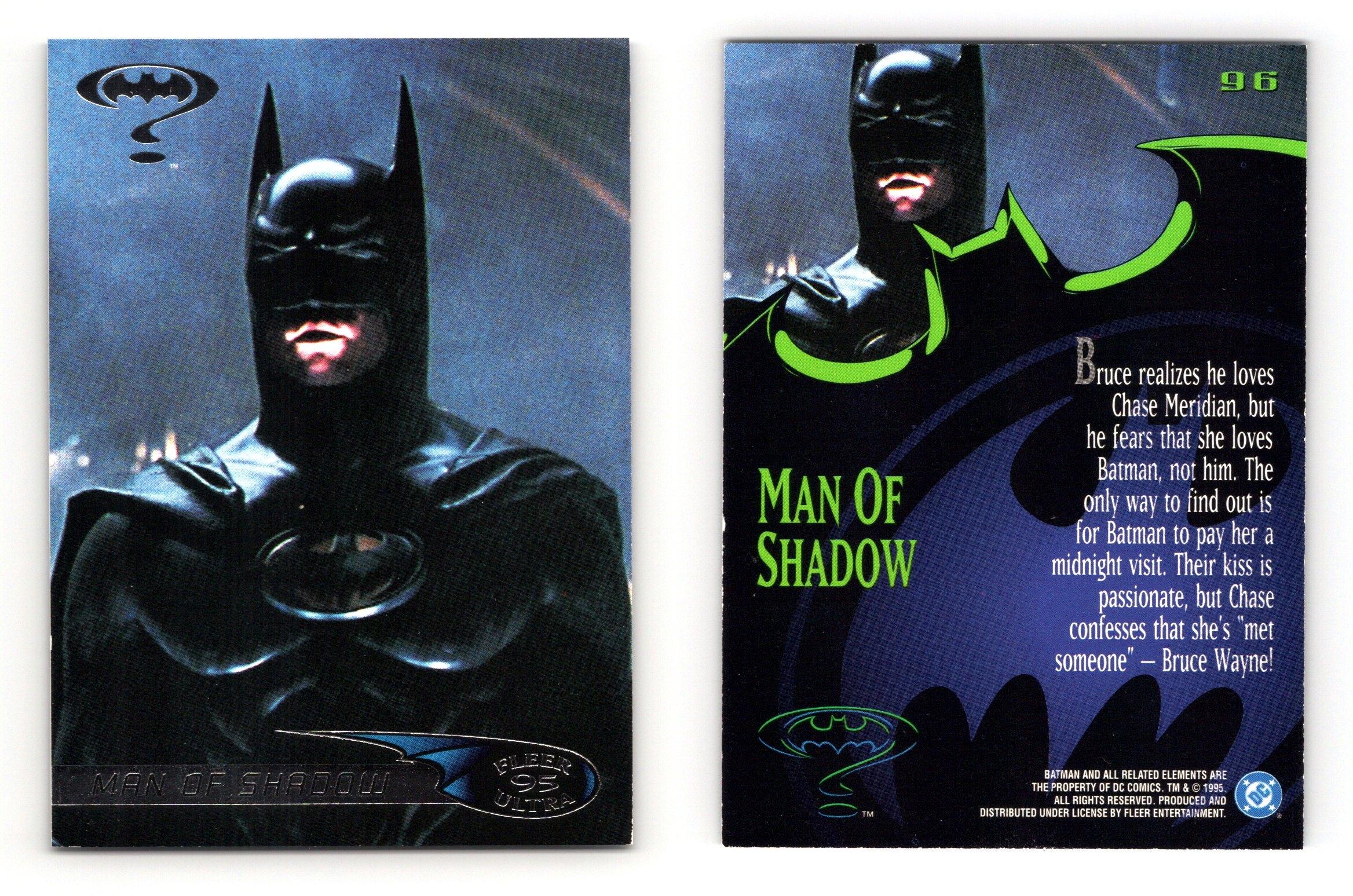 e9 Fleer Ultra 1995 DC Batman Forever  Cards Card Variants