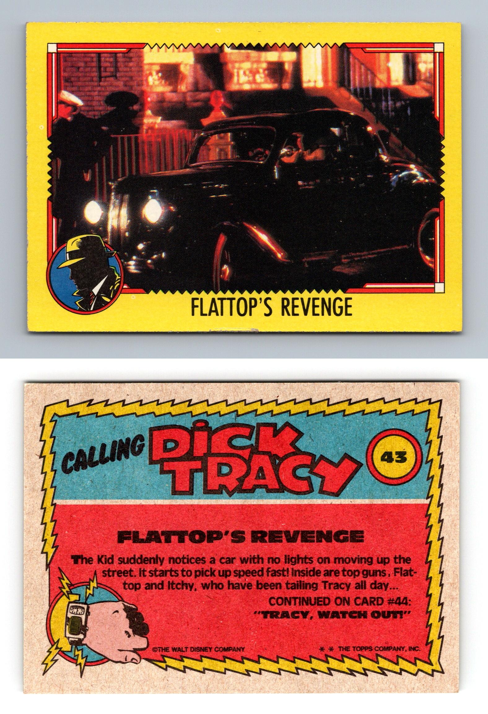 Flattop's Revenge #43 Dick Tracy Movie 1990 Topps Trading Card