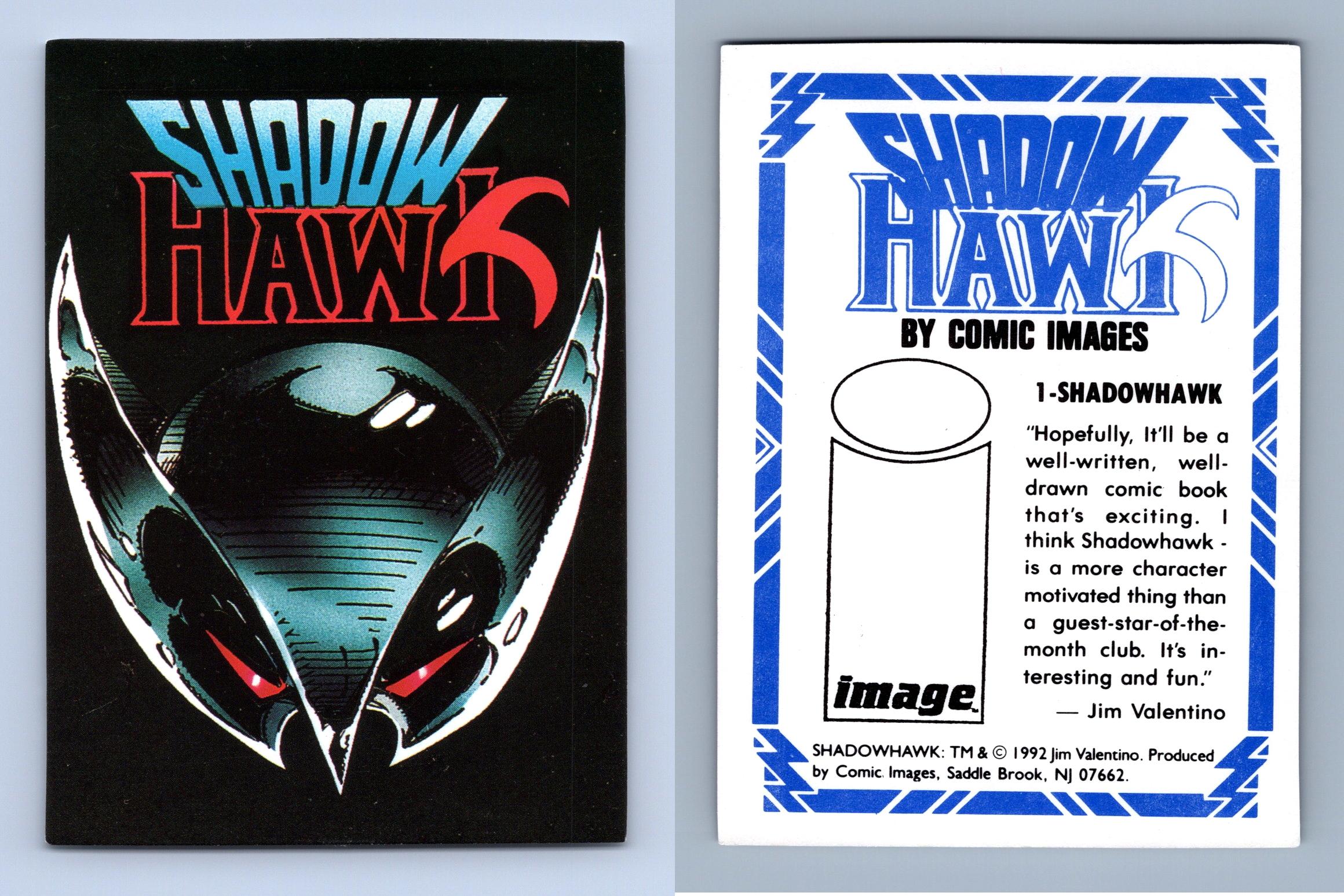 Various ShadowHawk Trading Cards Image Comics 
