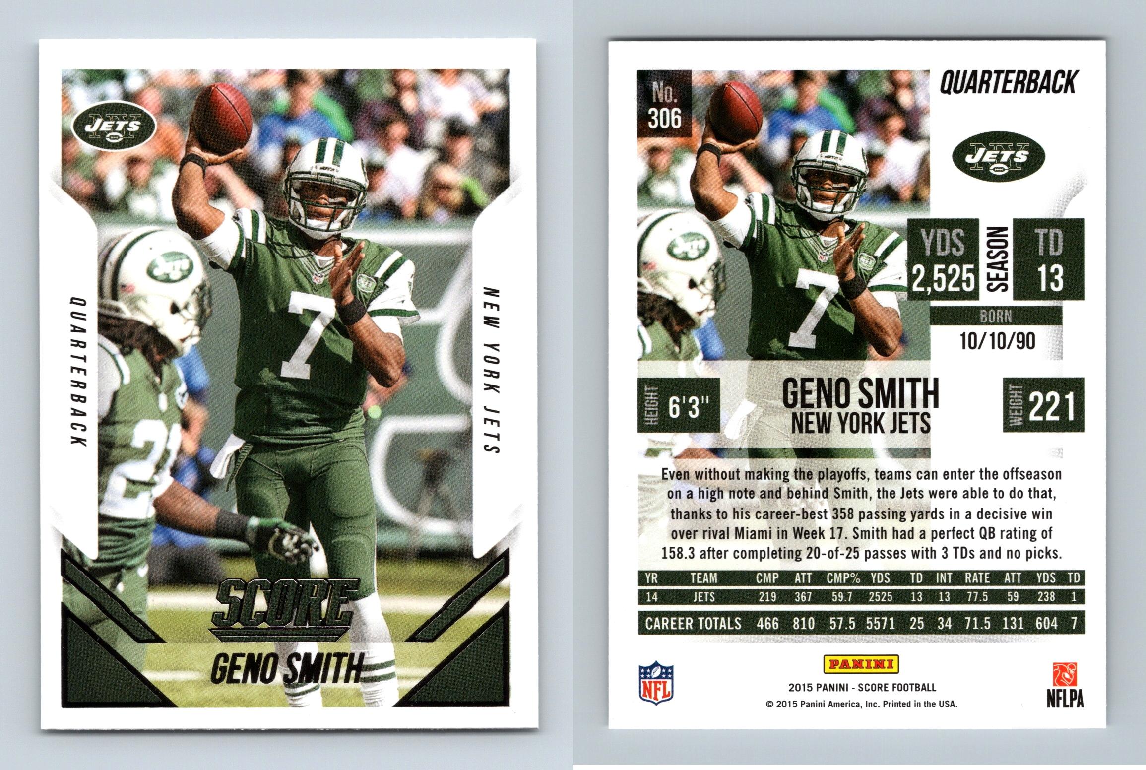 : C&I Collectables NFL New York Jets Geno Smith 12x15-Inch  Player Plaque : Sports & Outdoors