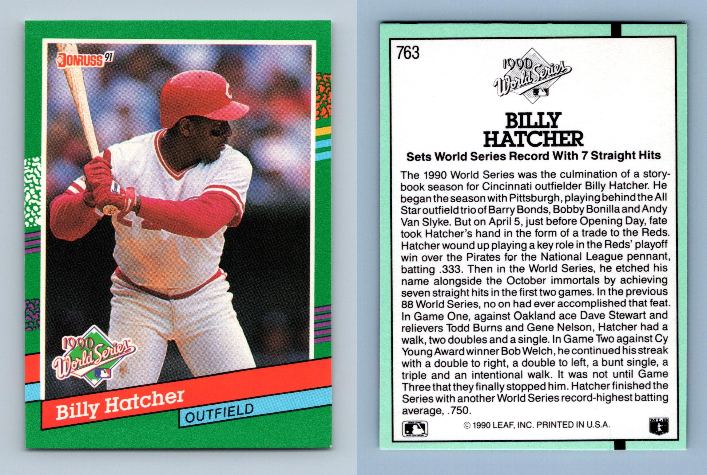 MLB Billy Hatcher Signed Trading Cards, Collectible Billy Hatcher Signed  Trading Cards