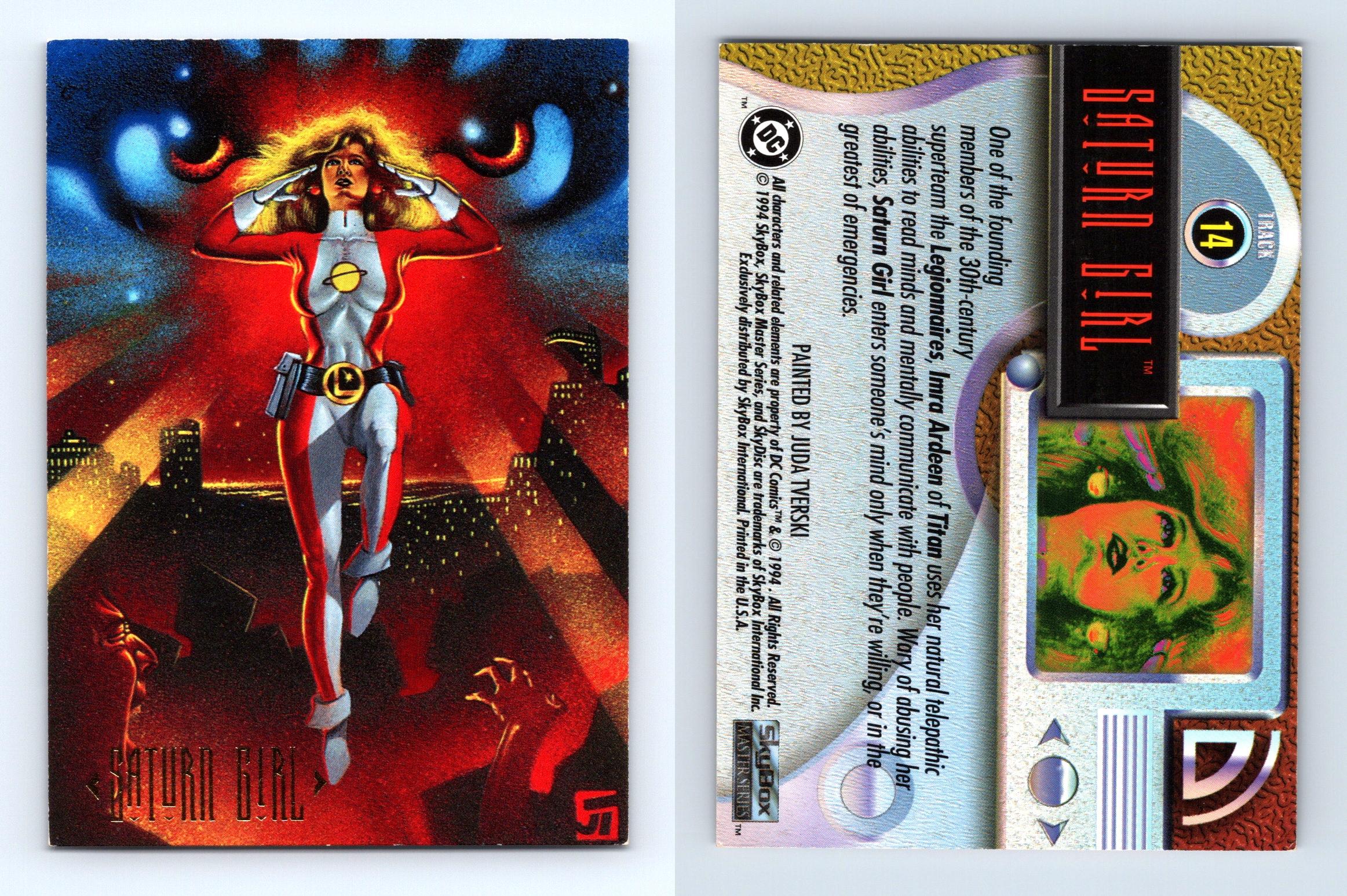 Saturn Girl 14 Dc Comics Master Series 1994 Skybox Trading Card