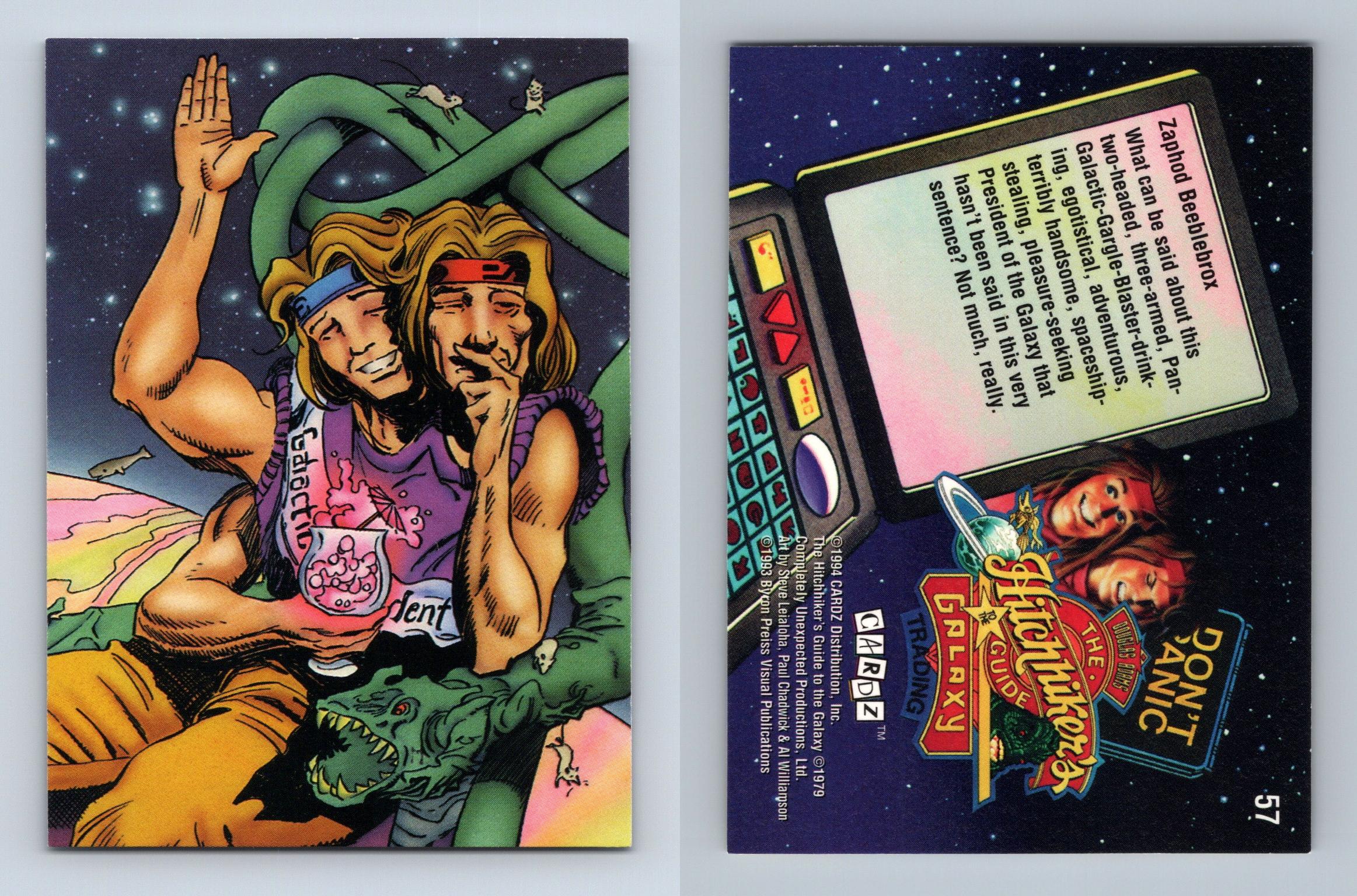 Zaphod Beeblebrox 57 Hitchhikers Guide To The Galaxy 1994 Cardz