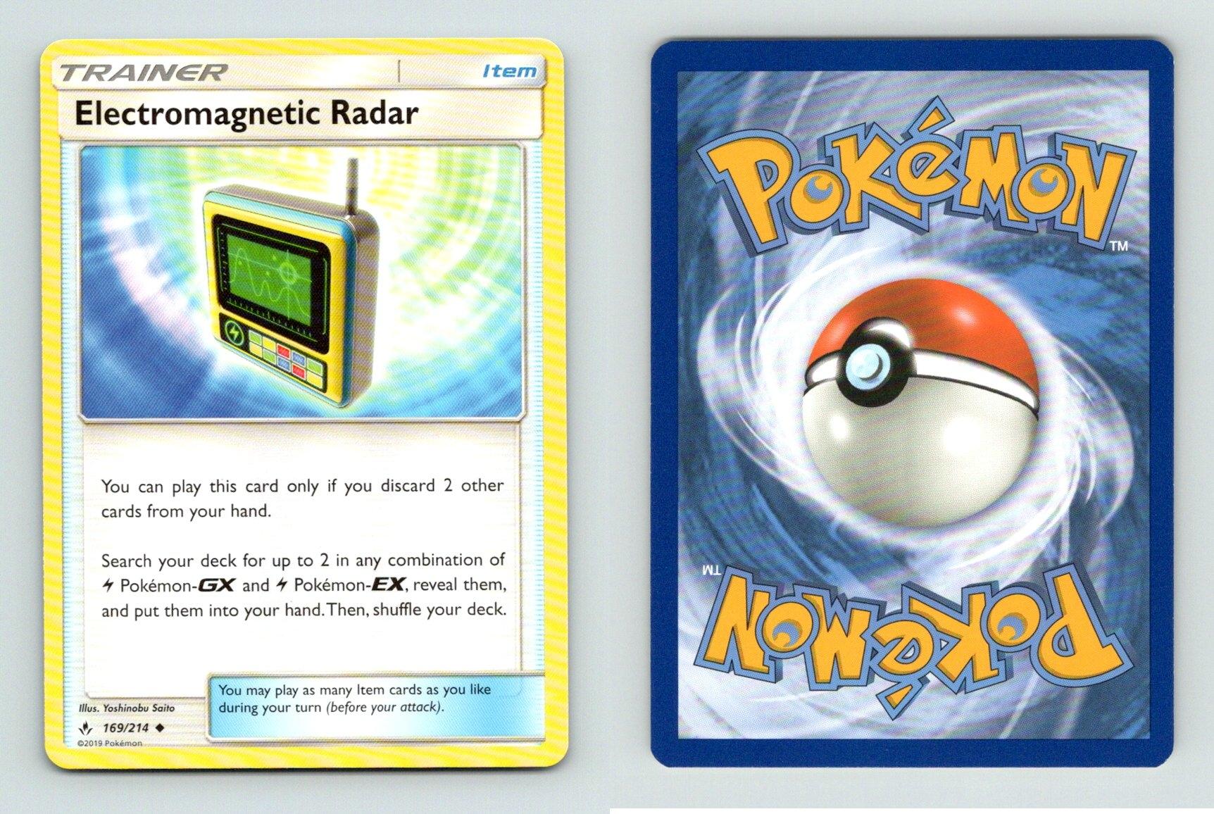 177/214-4 card set Pokemon Unbroken Bonds Koga's Trap - NM/M