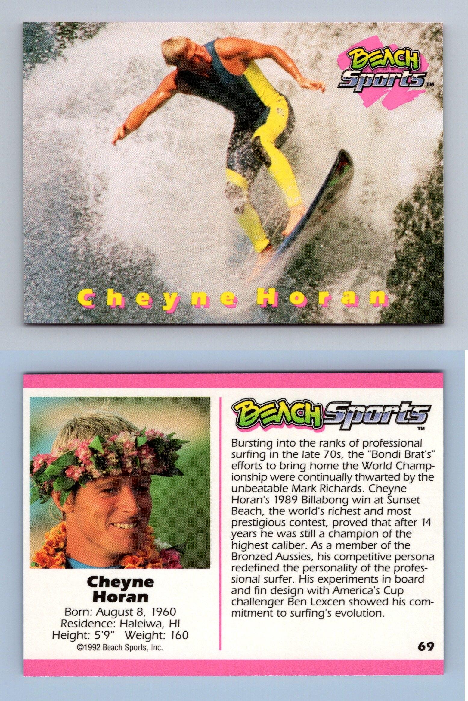 Cheyne Horan #69 Beach Sports 1992 Trading Card 