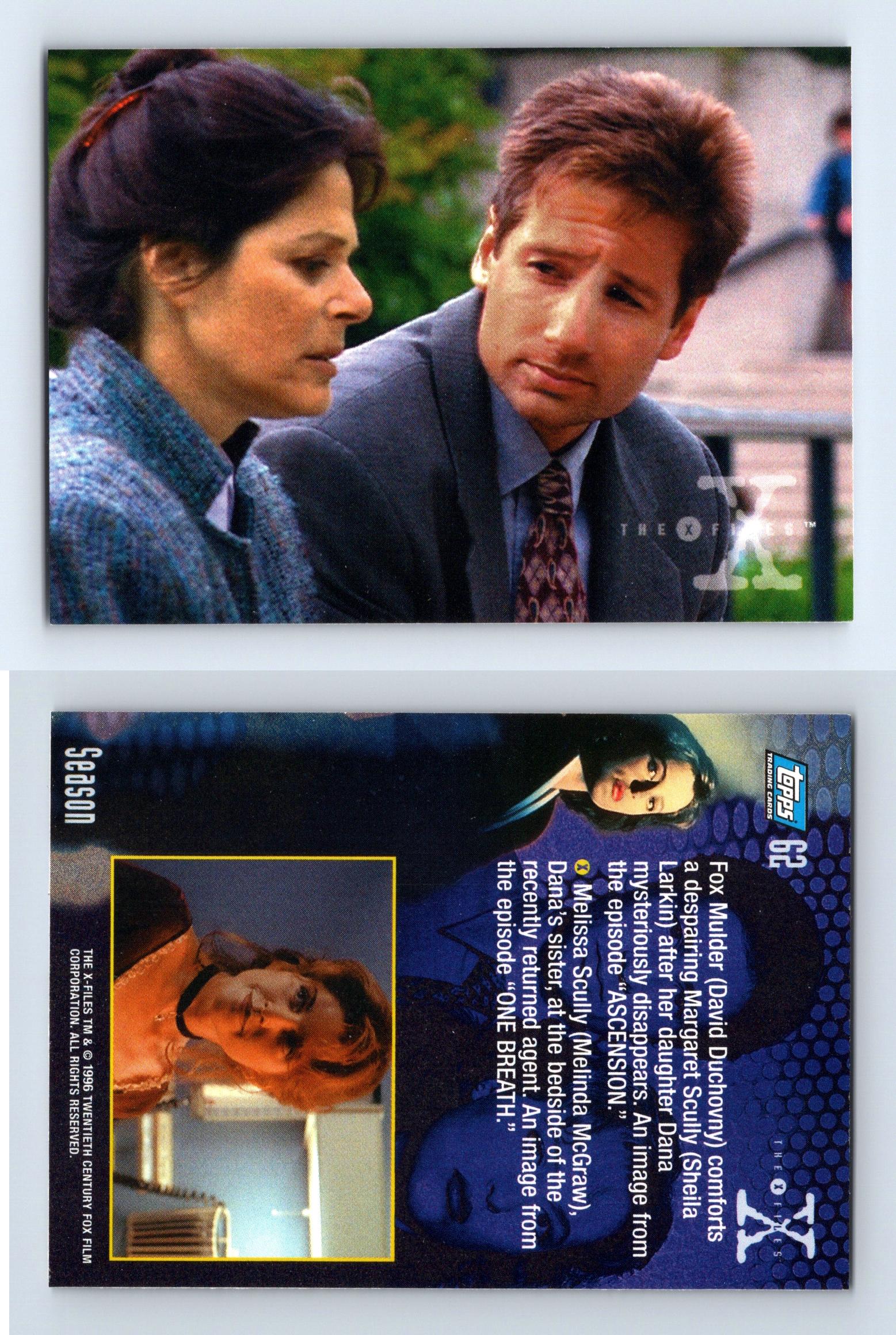 Season Review #68 The X-Files Season 2 Topps 1996 Trading Card 