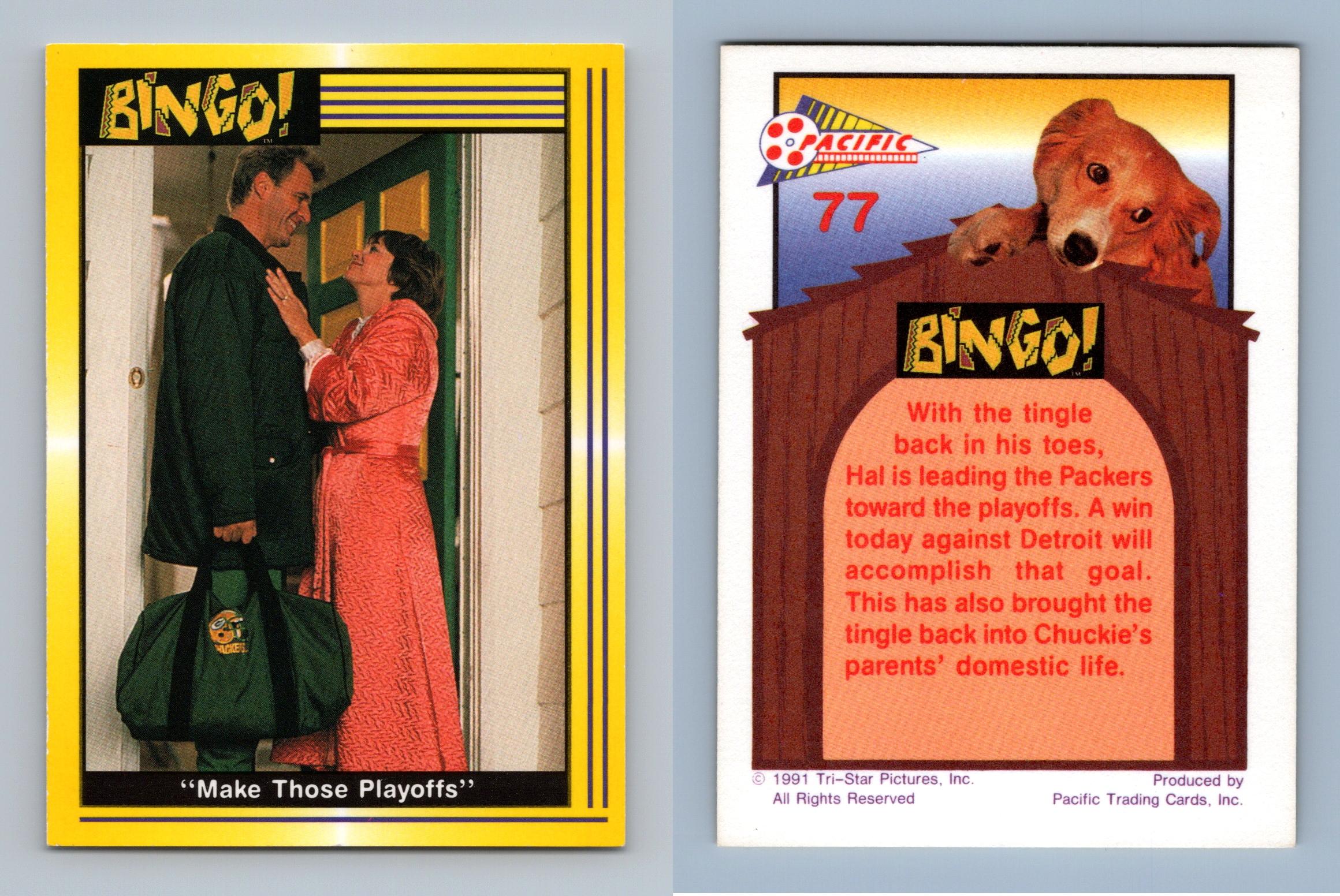 PACIFIC 1991 BINGO THE MOVIE COMPLETE SET OF TRADING CARDS 