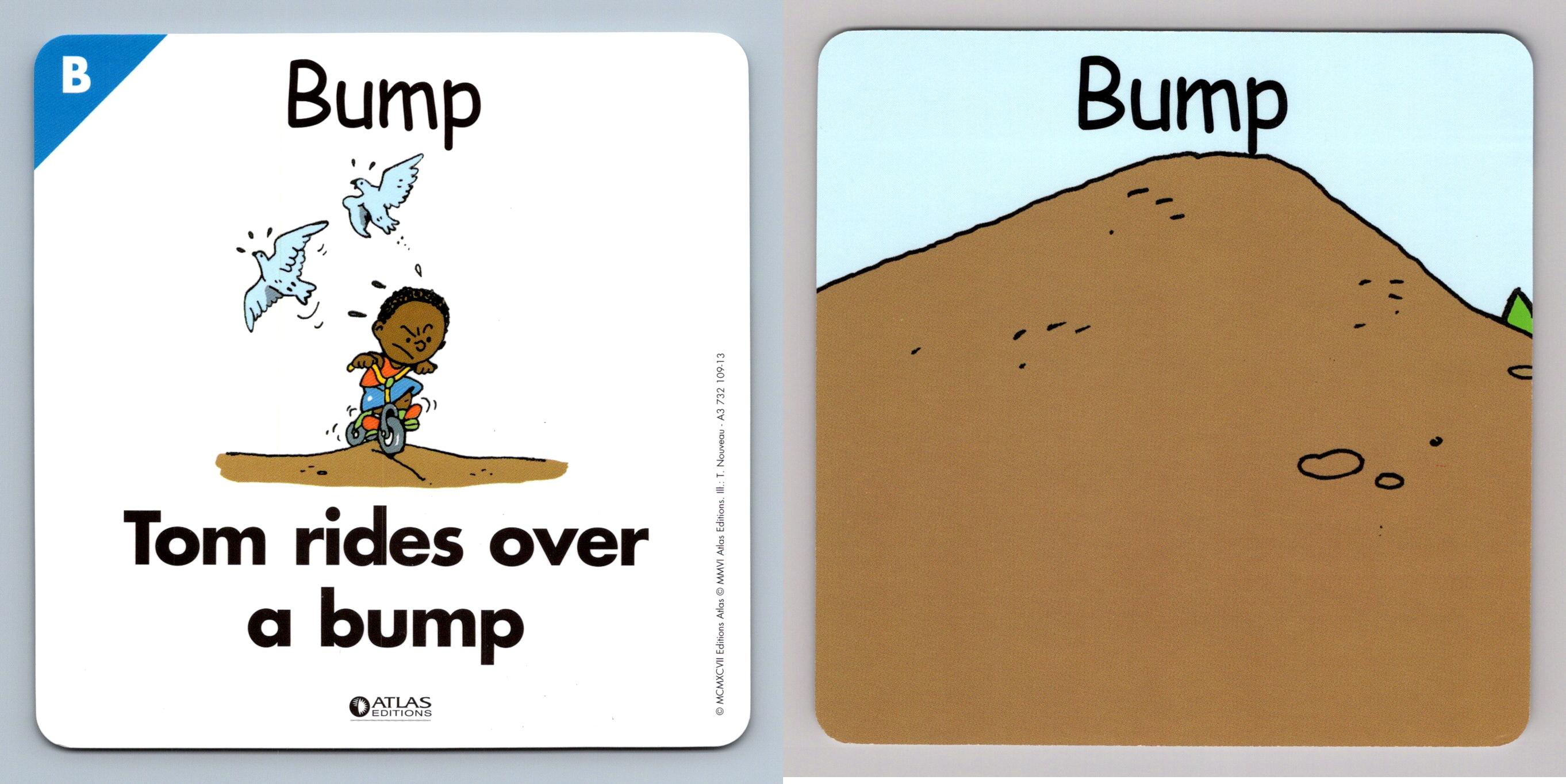 Bump B Atlas Editions Play Learn Flash Card