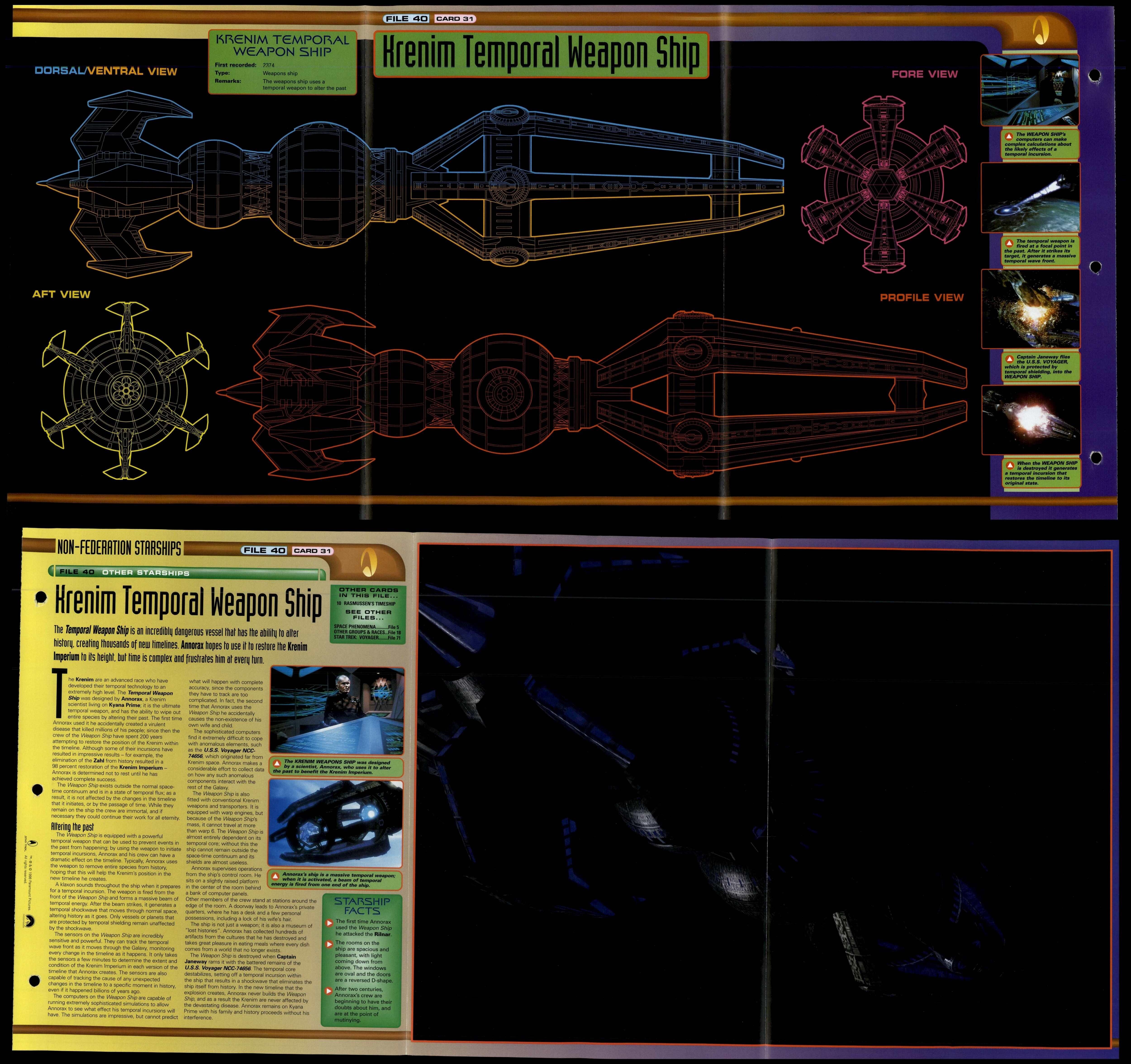 Krenim Temporal Weapon Ship - Other Starships - Star Trek Fact File ...