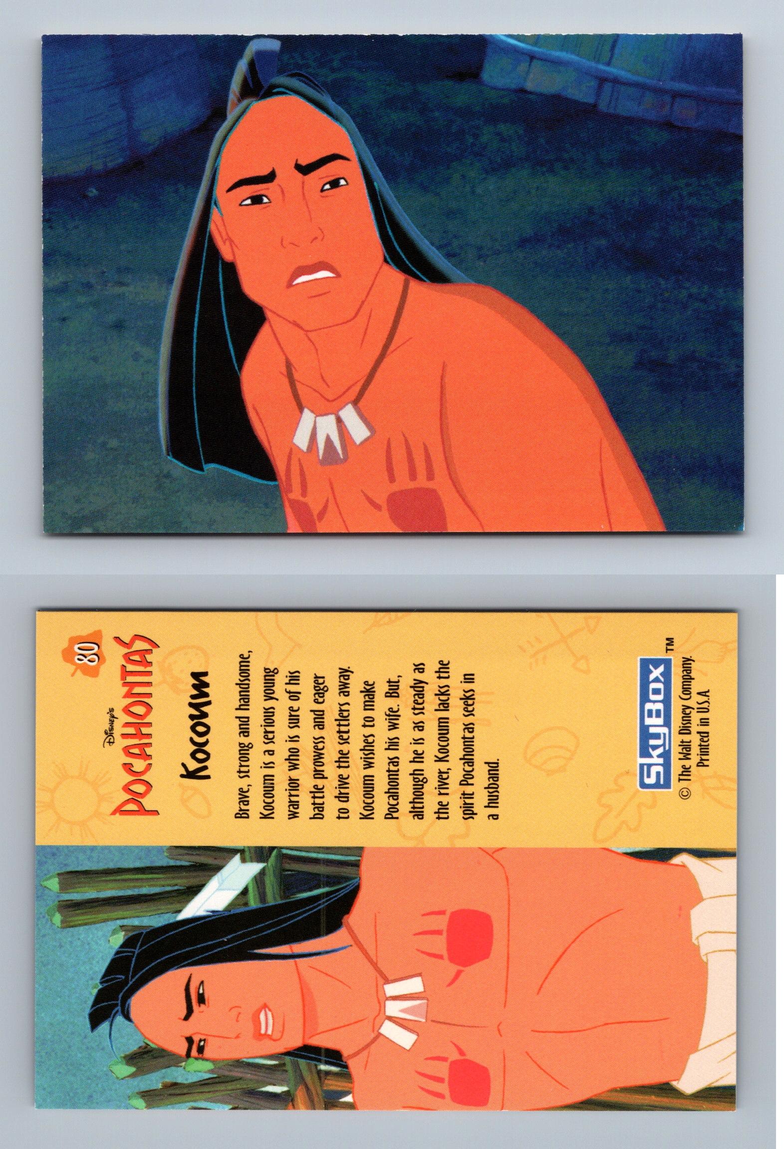 SkyBox Disney's Pocahontas Trading Cards Various 1995 