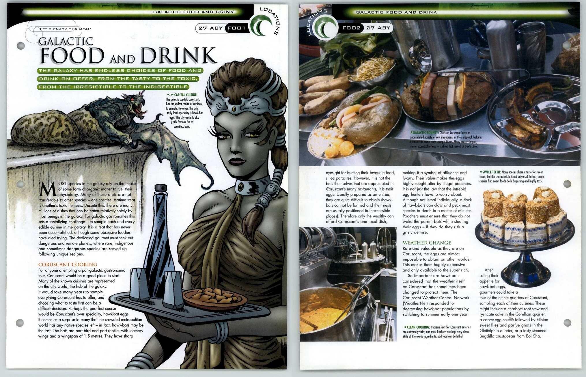 Galactic Food Drink FOO1 2 Locations Star Wars Fact File Page