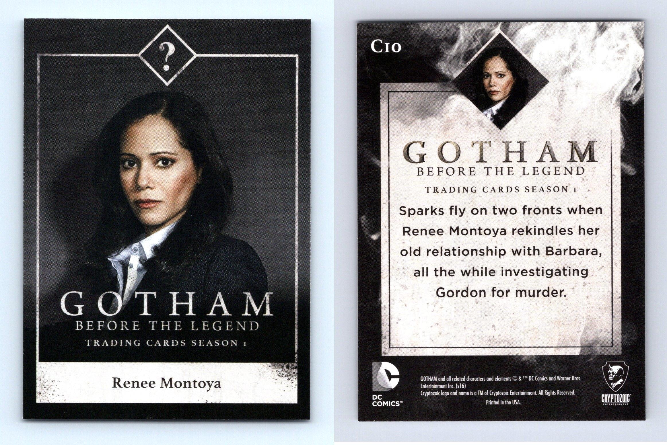 Gotham Season 1 Character Bios Chase Card C10 Renee Montoya