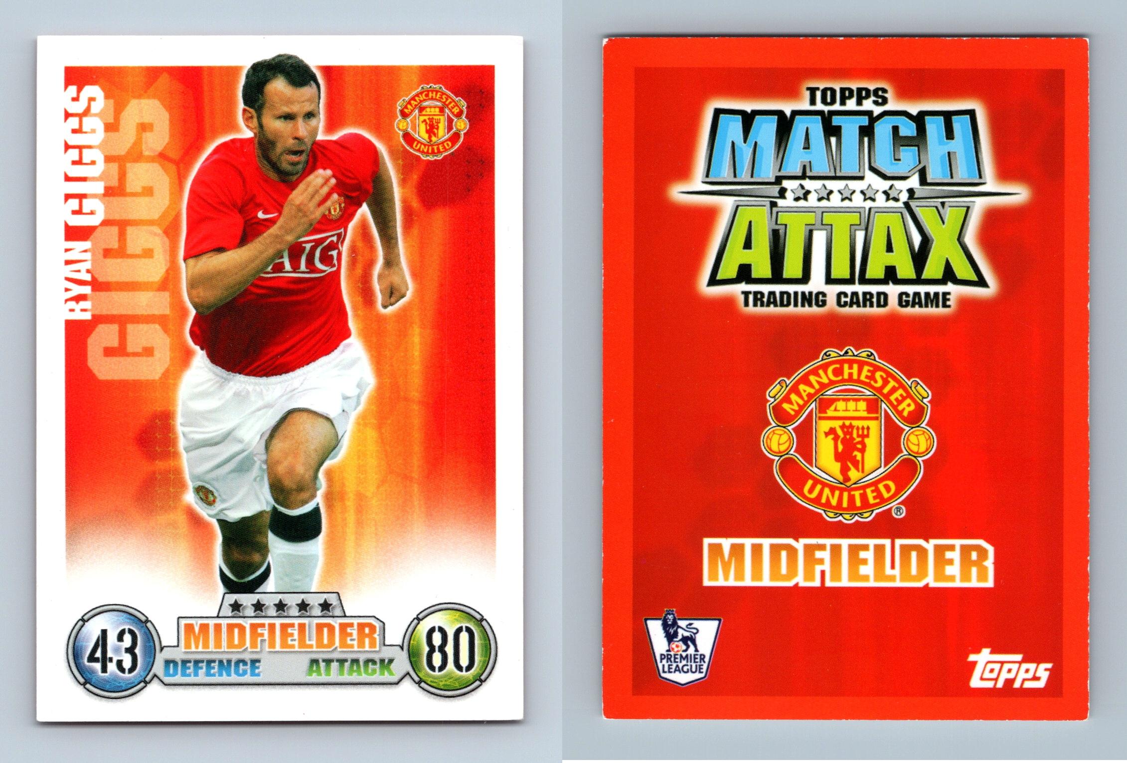 Manchester United Match Attax 2007-08 #213 - Ryan Giggs 