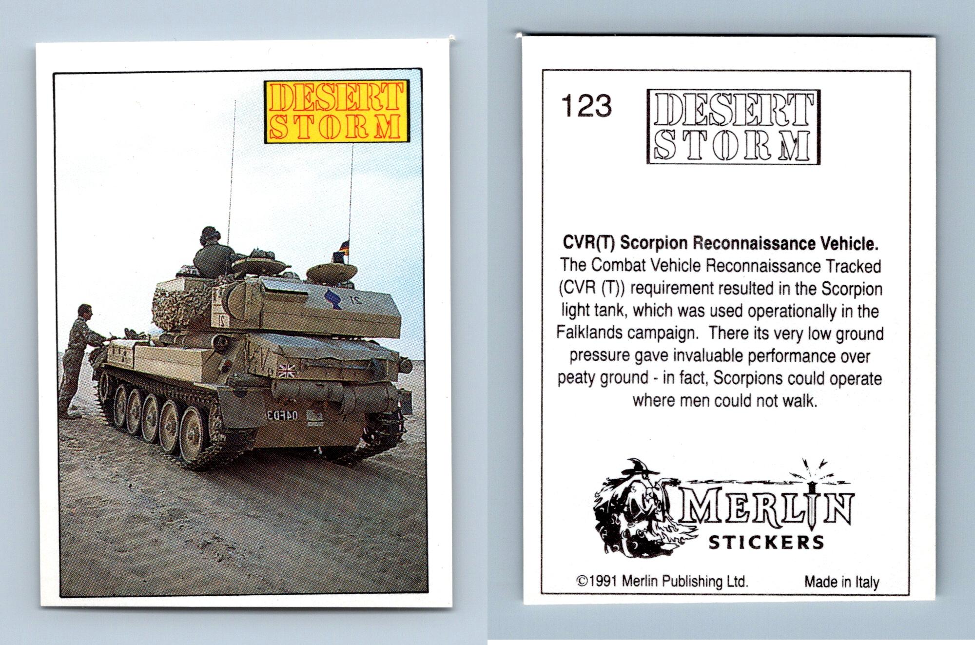 C959 M901 TOW Vehicle #115 Desert Storm 1991 Merlin Sticker 