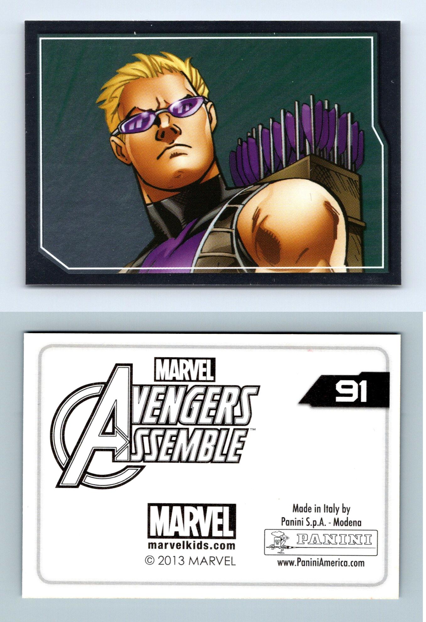 Hawkeye #91 Marvel Avengers Assemble 2013 Panini Foil Sticker C1778 