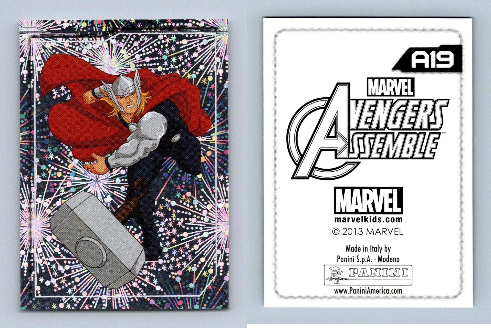 Thor #A19 Marvel Avengers Assemble 2013 Panini Foil Sticker C1777 