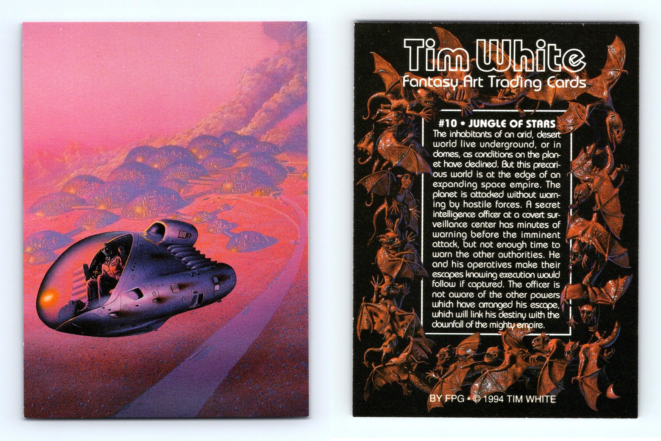 Jungle Of Stars 10 Tim White Fantasy Art 1994 FPG Trading Card