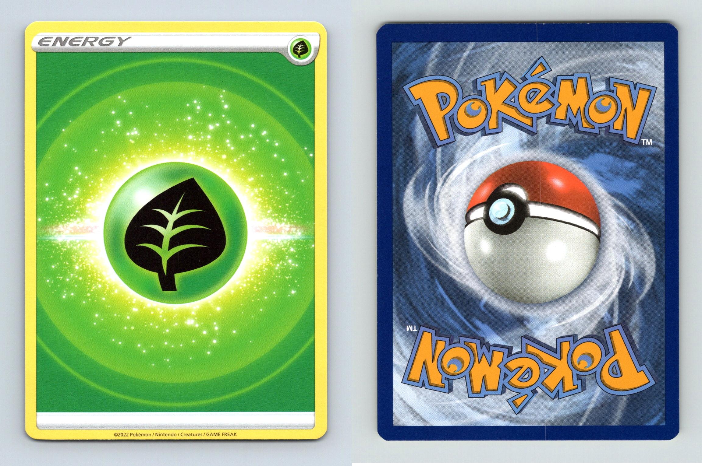Grass Energy SWSH Lost Origin Pokemon 2022 TCG Card