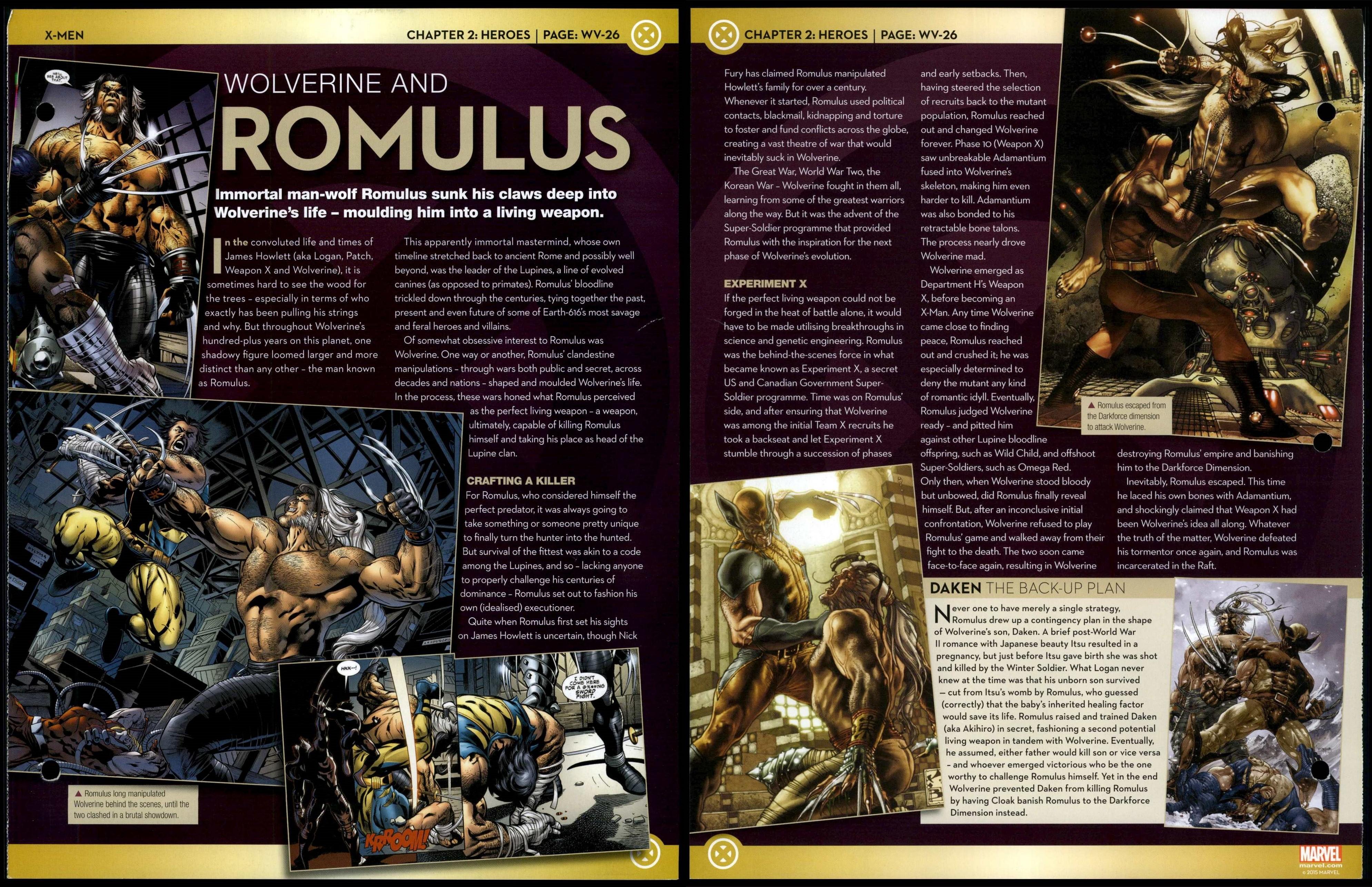 romulus-wolverine-wv-26-heroes-x-men-marvel-fact-file-page