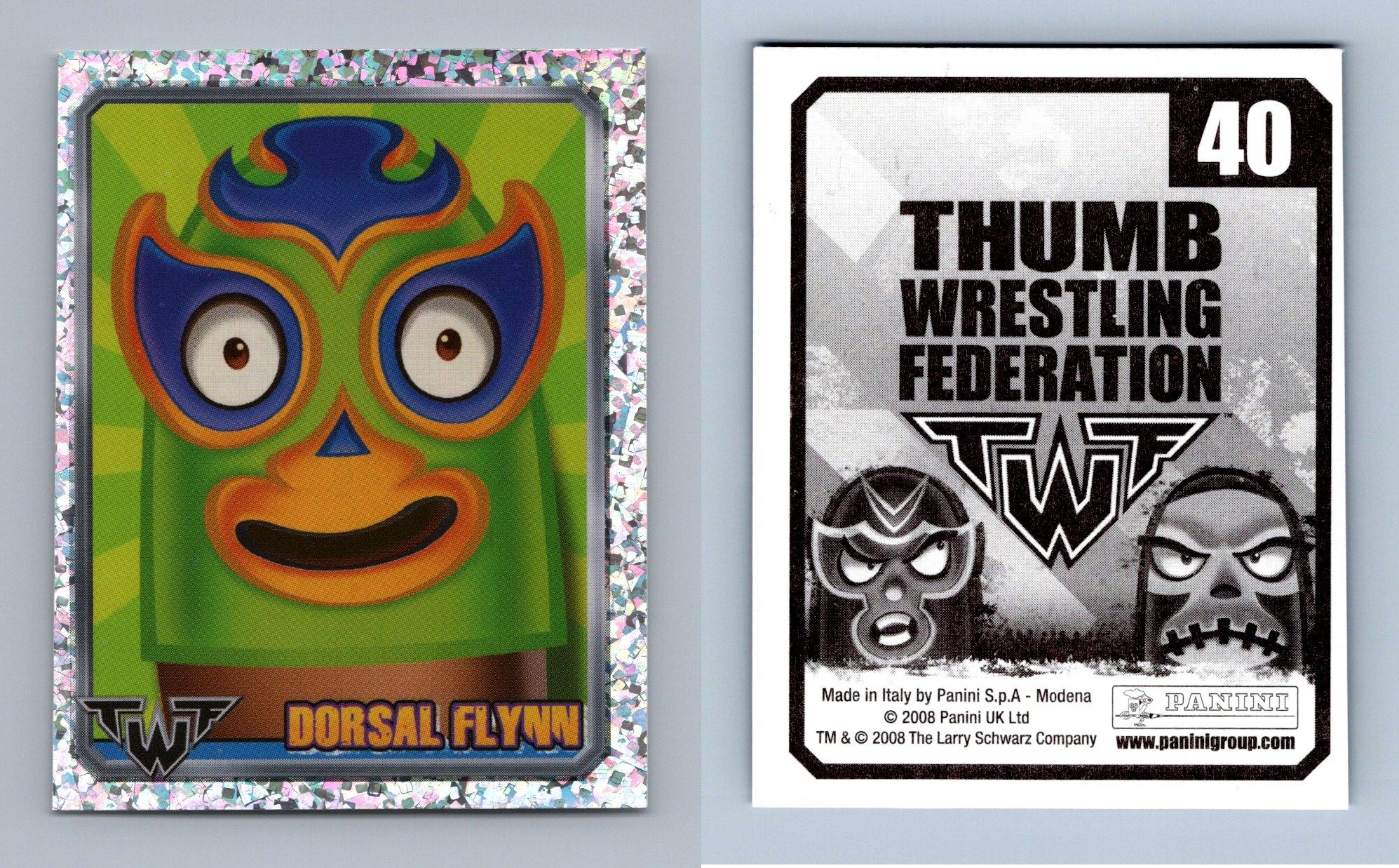 Thumb Wrestling Federation 40 Panini 2008 Foil Sticker