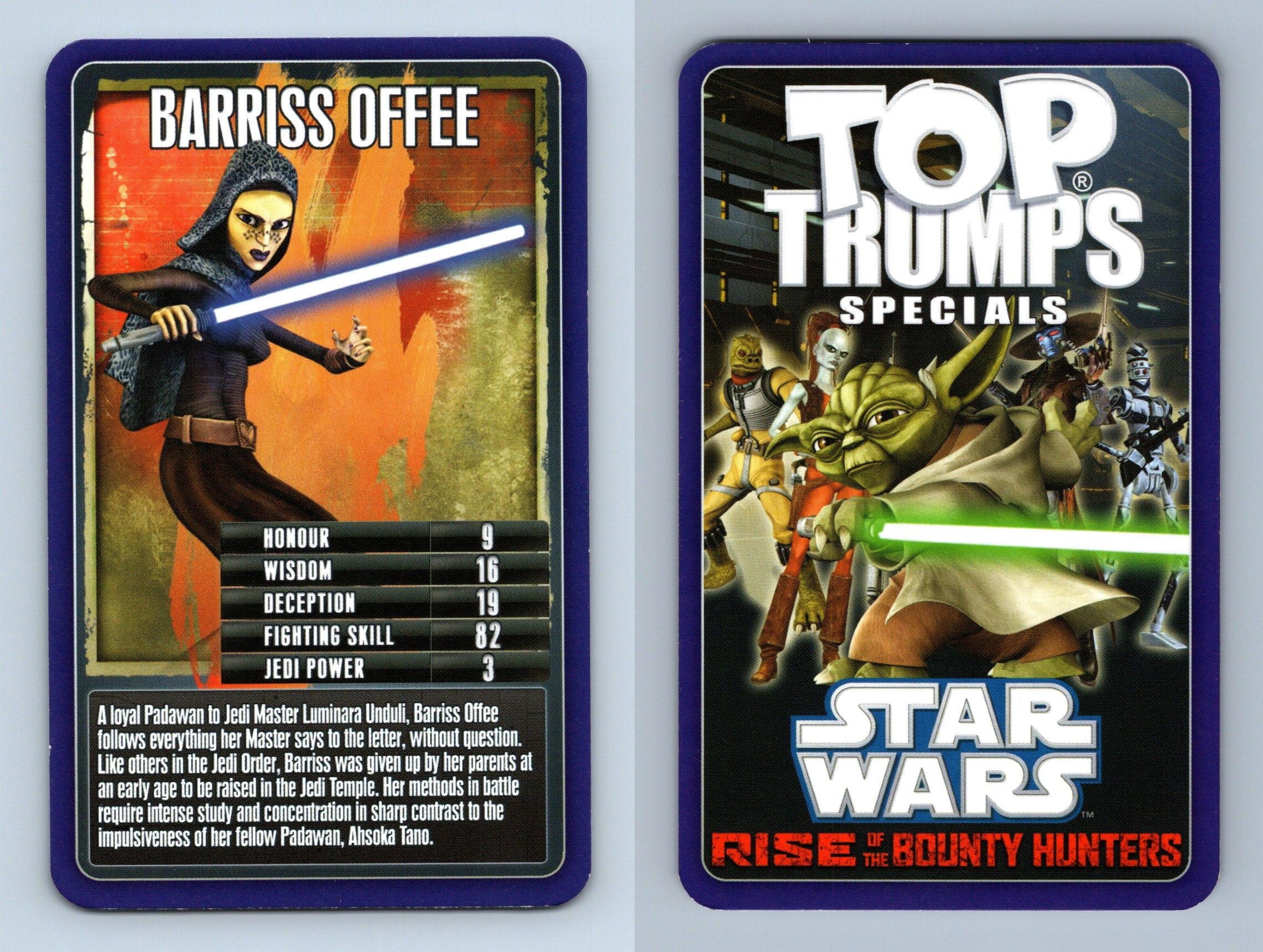 Winning Moves Top TRUMPS Star Wars Rise Of The Bounty Hunters for sale online 