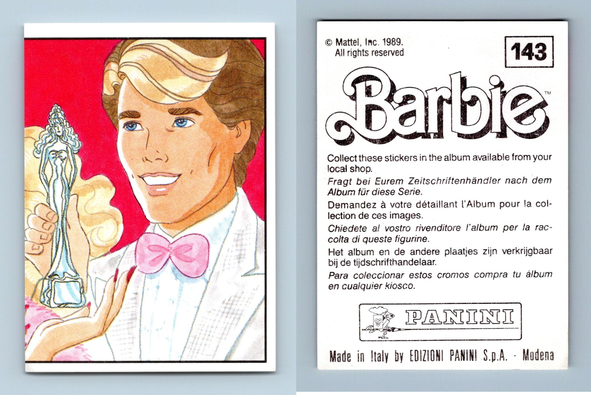 C858 Barbie #175 Mattel 1989 Panini Sticker 
