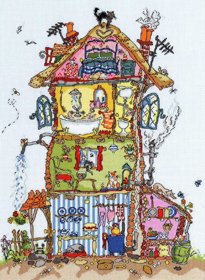 Bothy Threads Cut Thru' Cottage XCT8