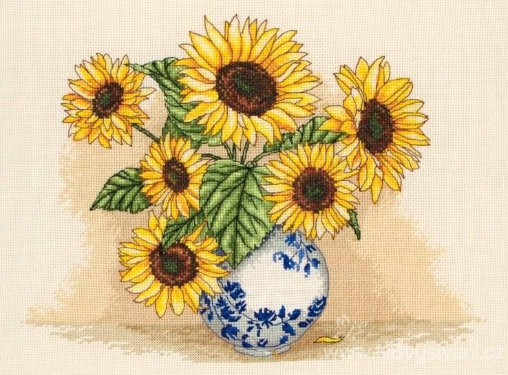 Anchor Sunflower Vase PCE887