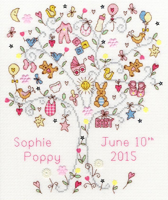 Bothy Threads XKA7 - Love Baby Girl - 5060038384638
