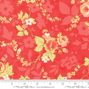 Moda Fabric Chestnut Street - Pomegranate Chestnut Bloom 20270-11