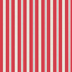 Makower Ahoy - Stripe Red