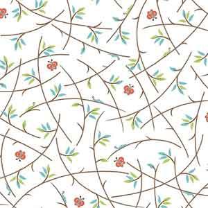 Quilting Treasures - Heads Up - White Branches