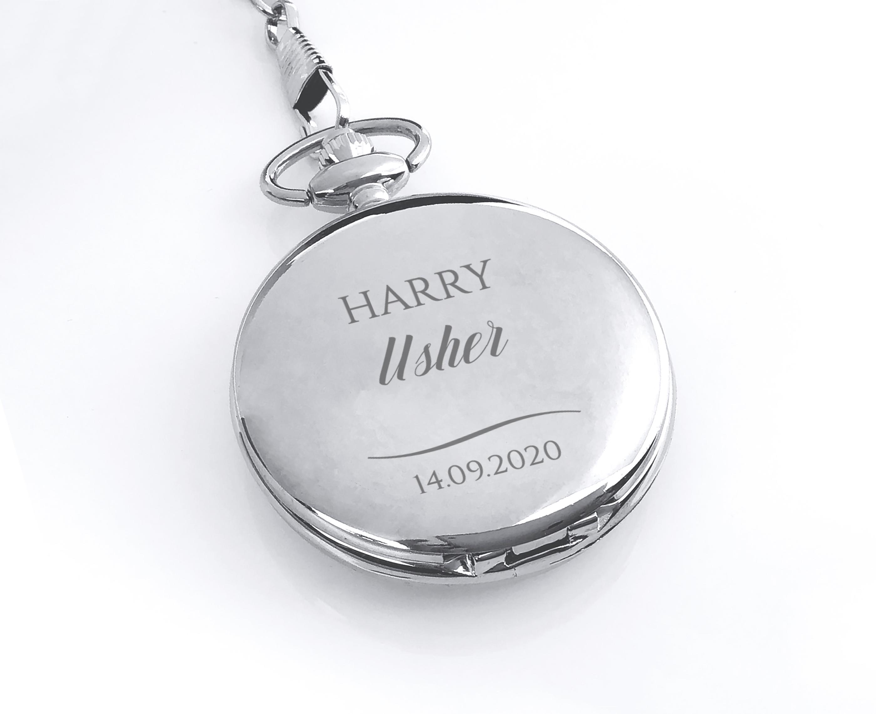 black pocket watch chain