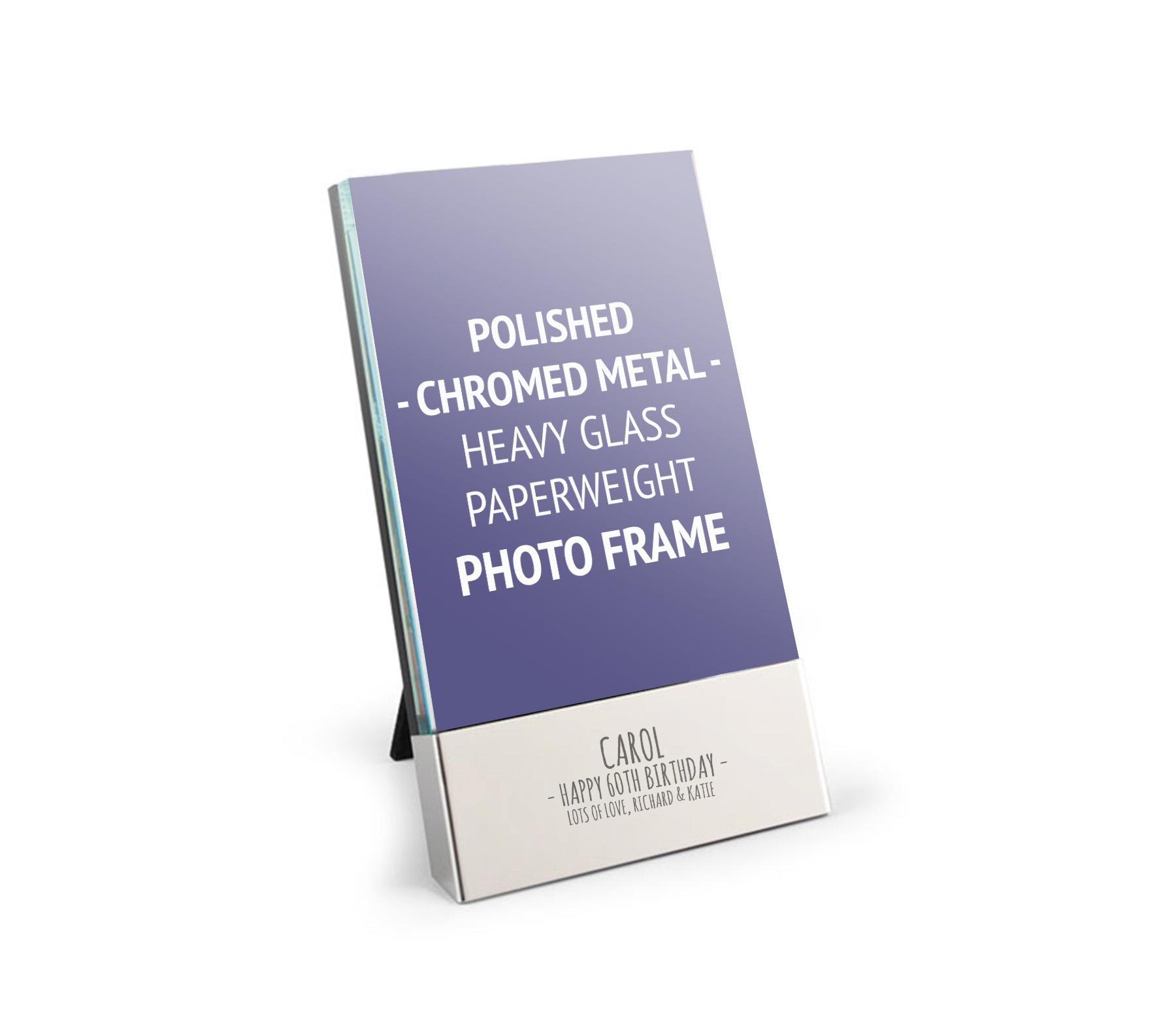 60th Birthday photo frame