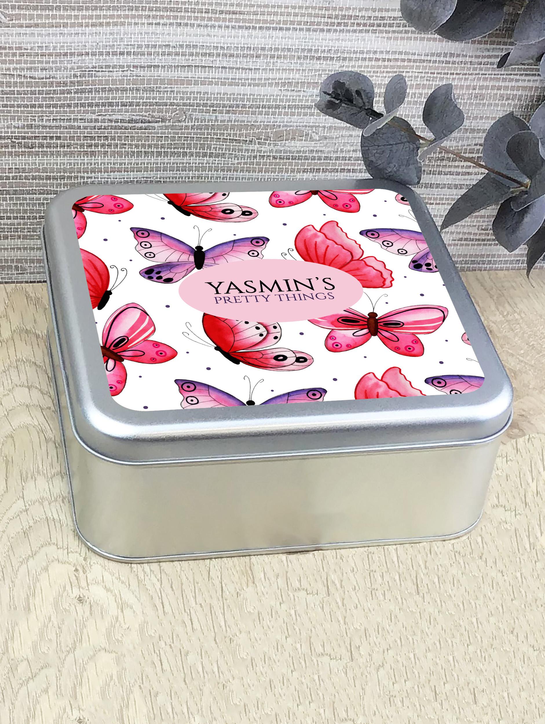 pretty tin box