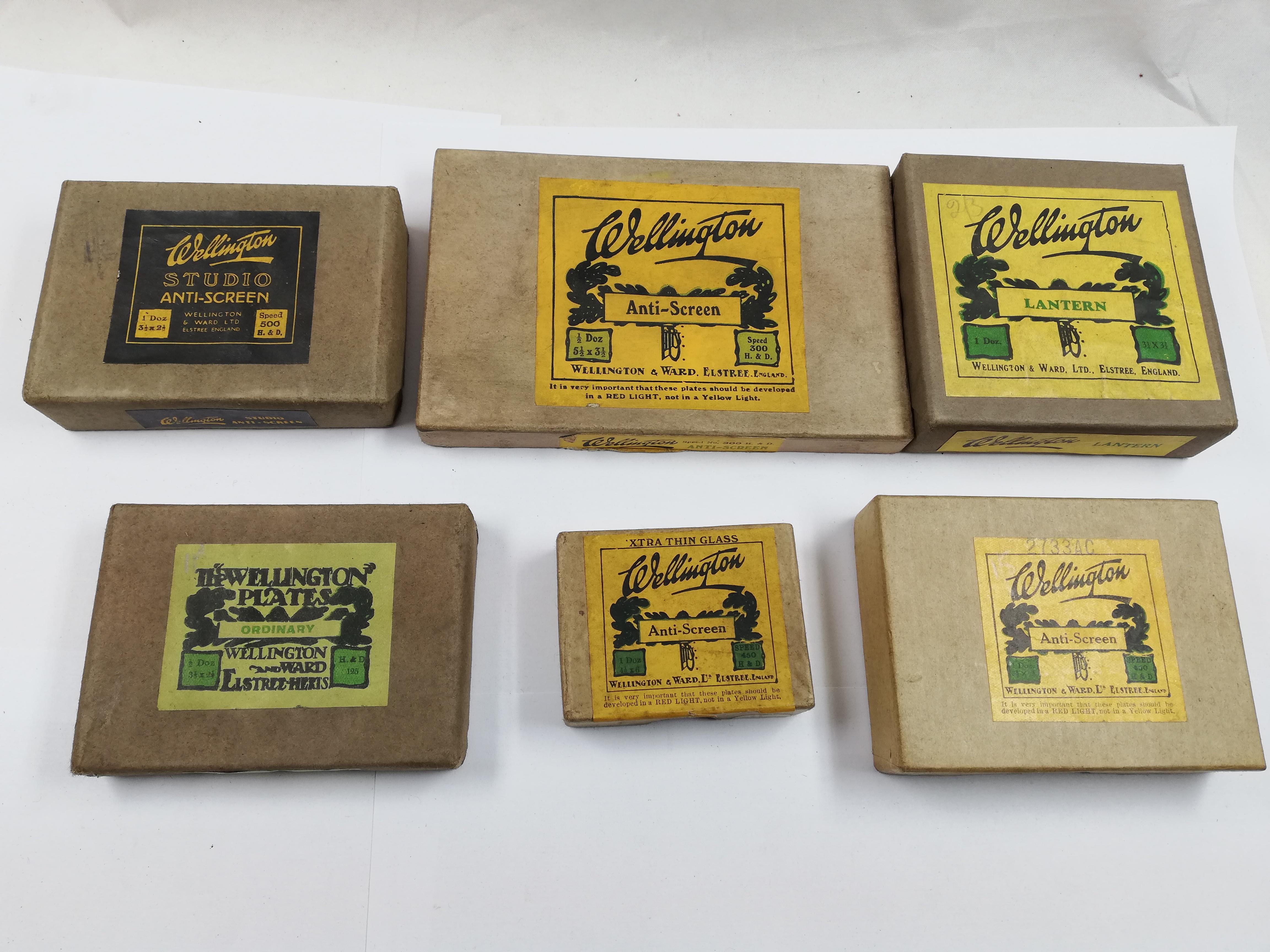 Wellington Photographic Plates. A Selection, All Sealed