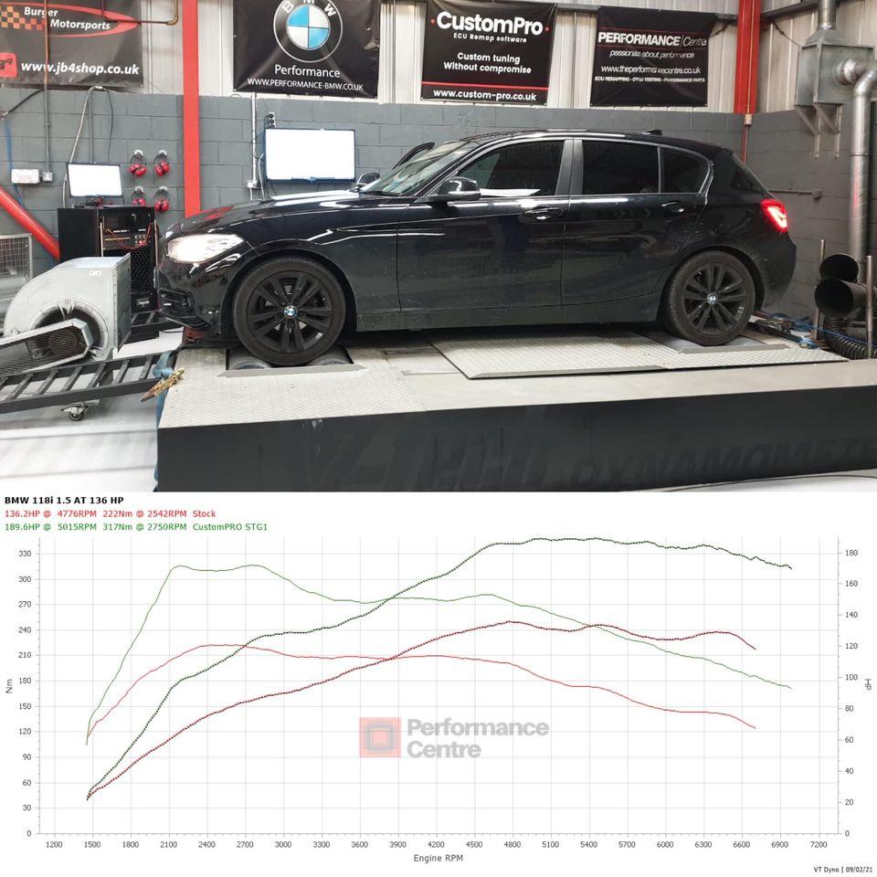 BMW 118i CustomPro ECU Remap.
