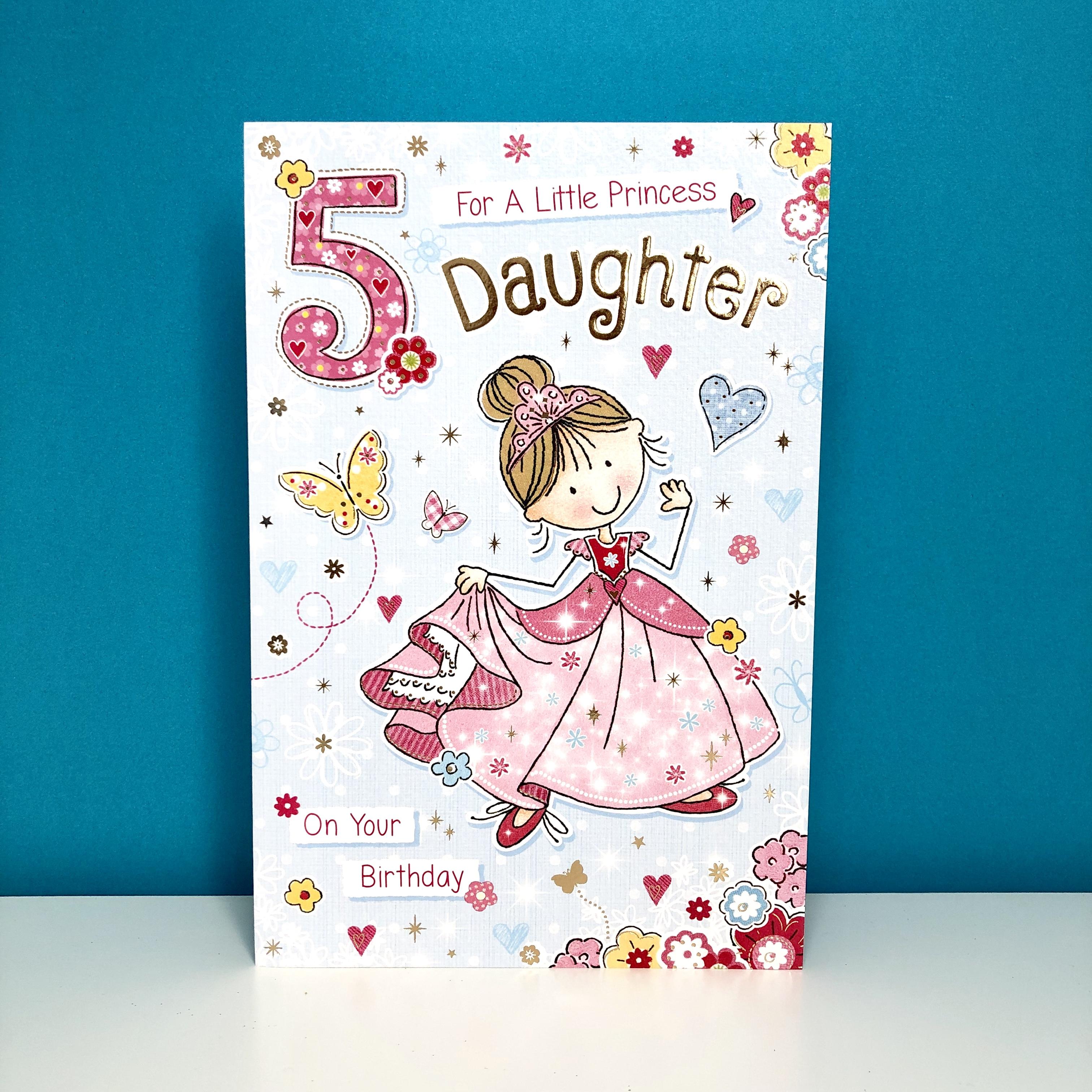 BUY 1 GET 1 HALF PRICE Daughter Birthday Card  23cm x 15cm for you daughter 