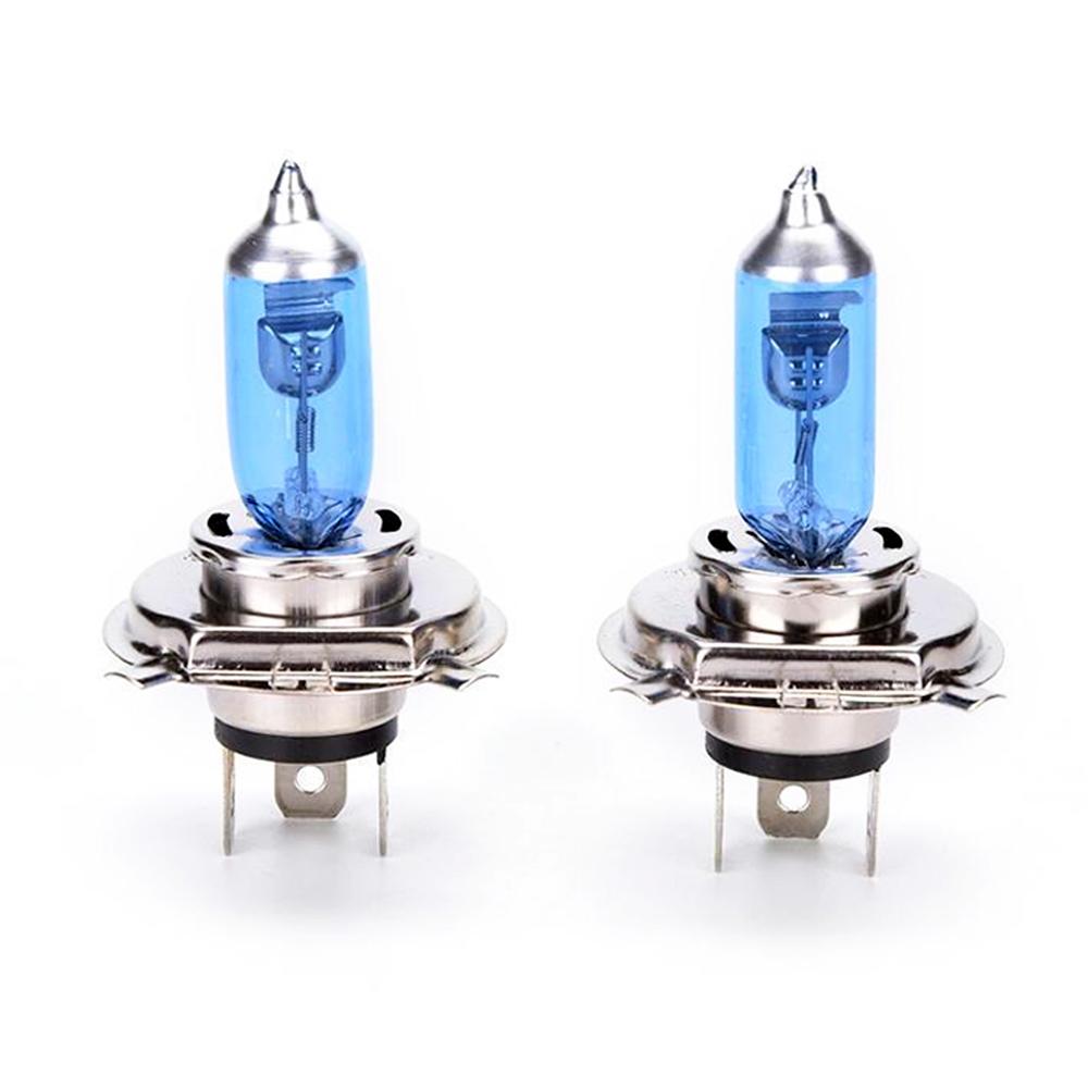 Xenon ICE White Headlight Bulbs Dip/Main 60/55w H4 Headlamps 