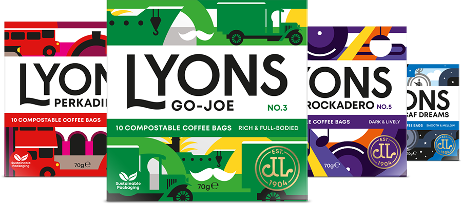Lyons Coffee Bags Sales Go From Strength to Strength!